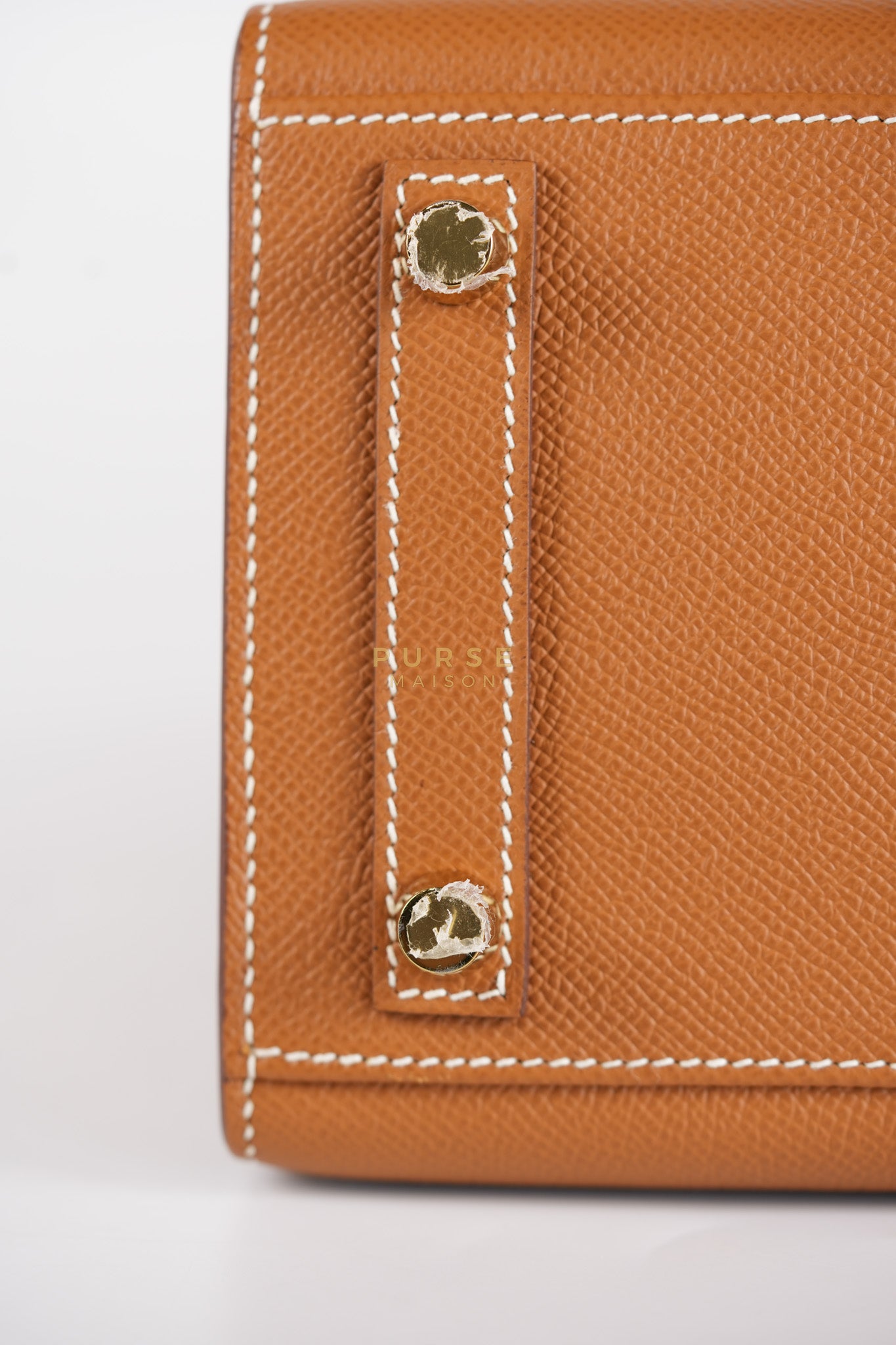 Birkin 25 Sellier in Gold Epsom Leather & Gold Hardware Stamp U(2022) | Purse Maison Luxury Bags Shop