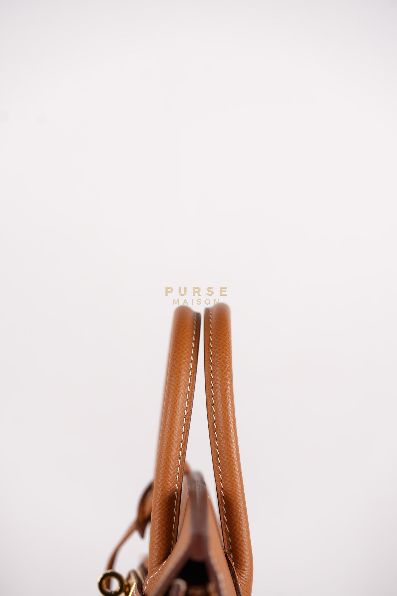 Birkin 25 Sellier in Gold Epsom Leather & Gold Hardware Stamp U(2022) | Purse Maison Luxury Bags Shop