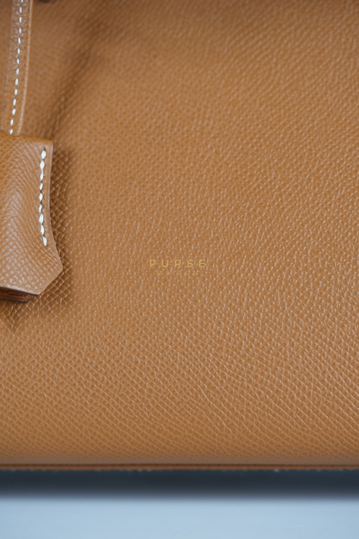 Birkin 25 Sellier in Gold Epsom Leather & Gold Hardware Stamp U(2022) | Purse Maison Luxury Bags Shop