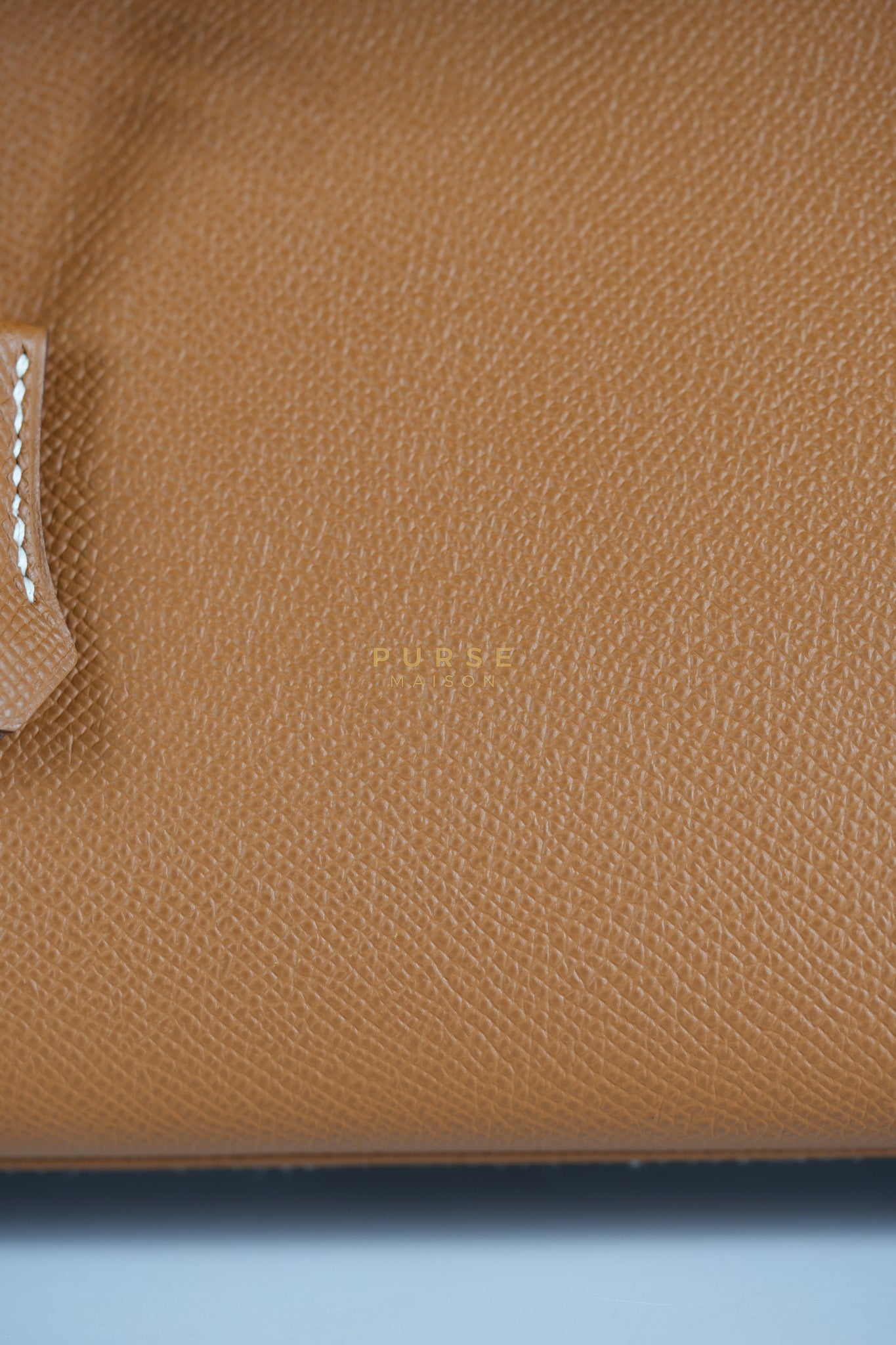 Birkin 25 Sellier in Gold Epsom Leather & Gold Hardware Stamp U(2022) | Purse Maison Luxury Bags Shop
