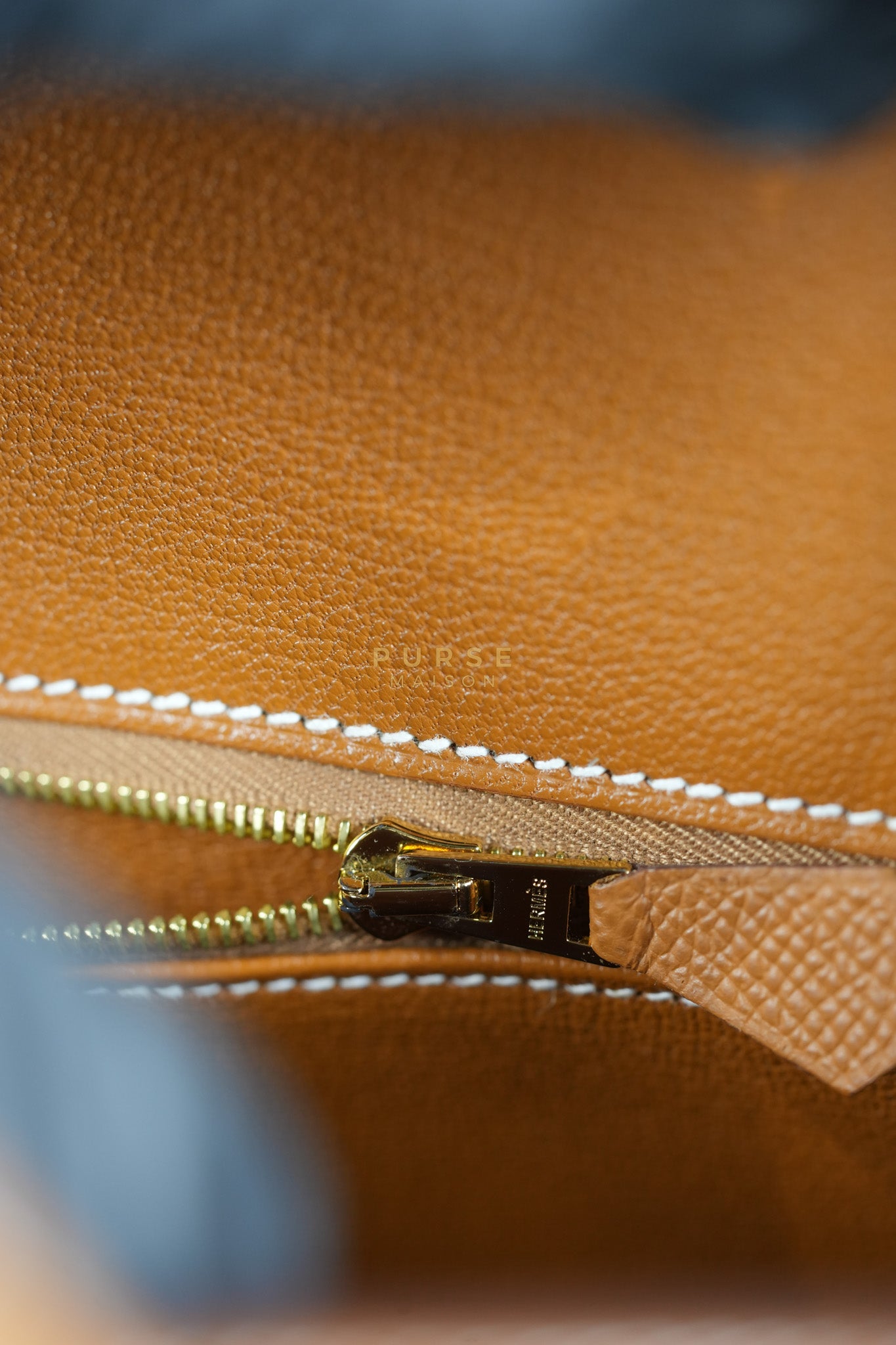 Birkin 25 Sellier in Gold Epsom Leather & Gold Hardware Stamp U(2022) | Purse Maison Luxury Bags Shop