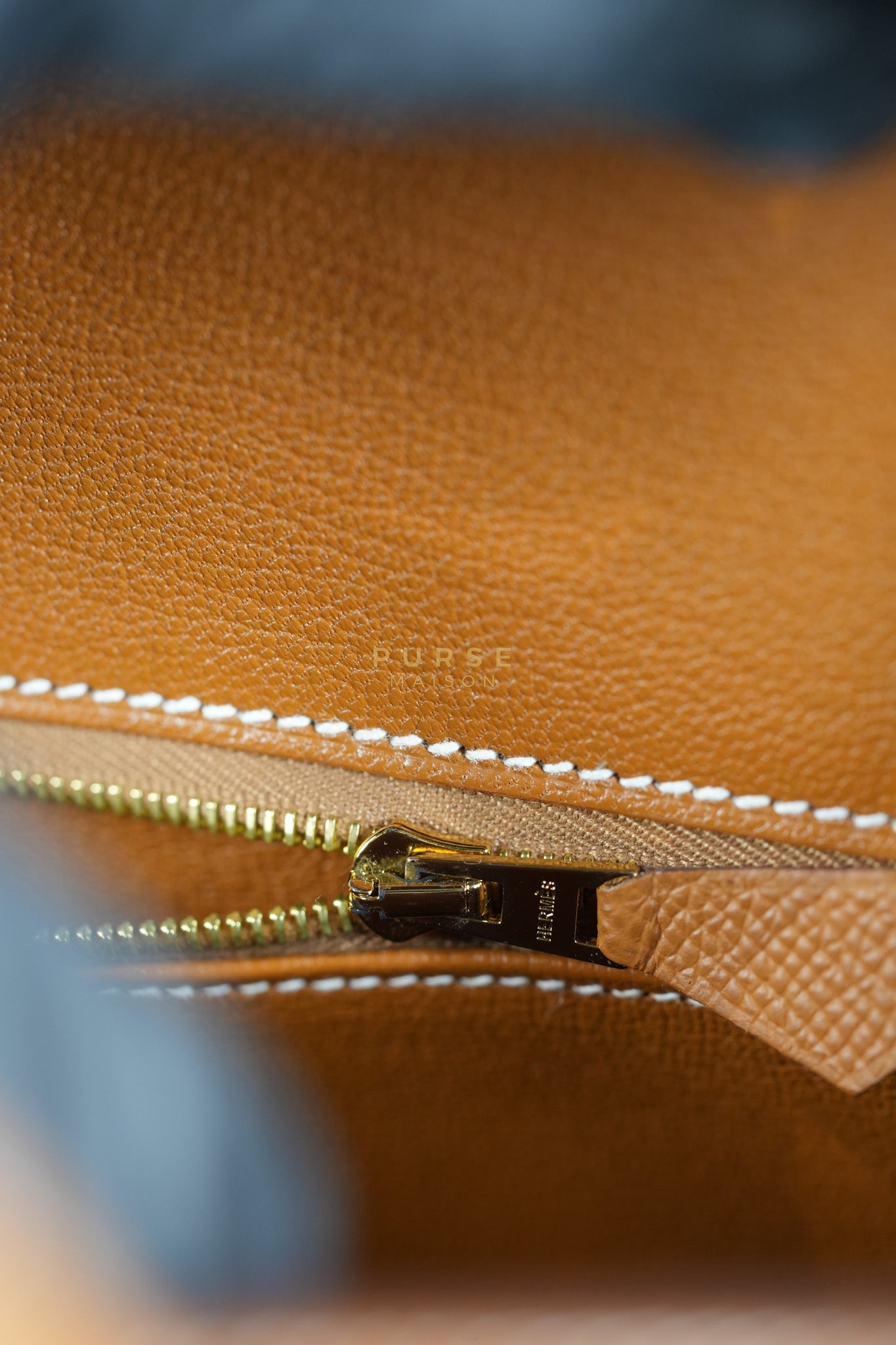 Birkin 25 Sellier in Gold Epsom Leather & Gold Hardware Stamp U(2022) | Purse Maison Luxury Bags Shop