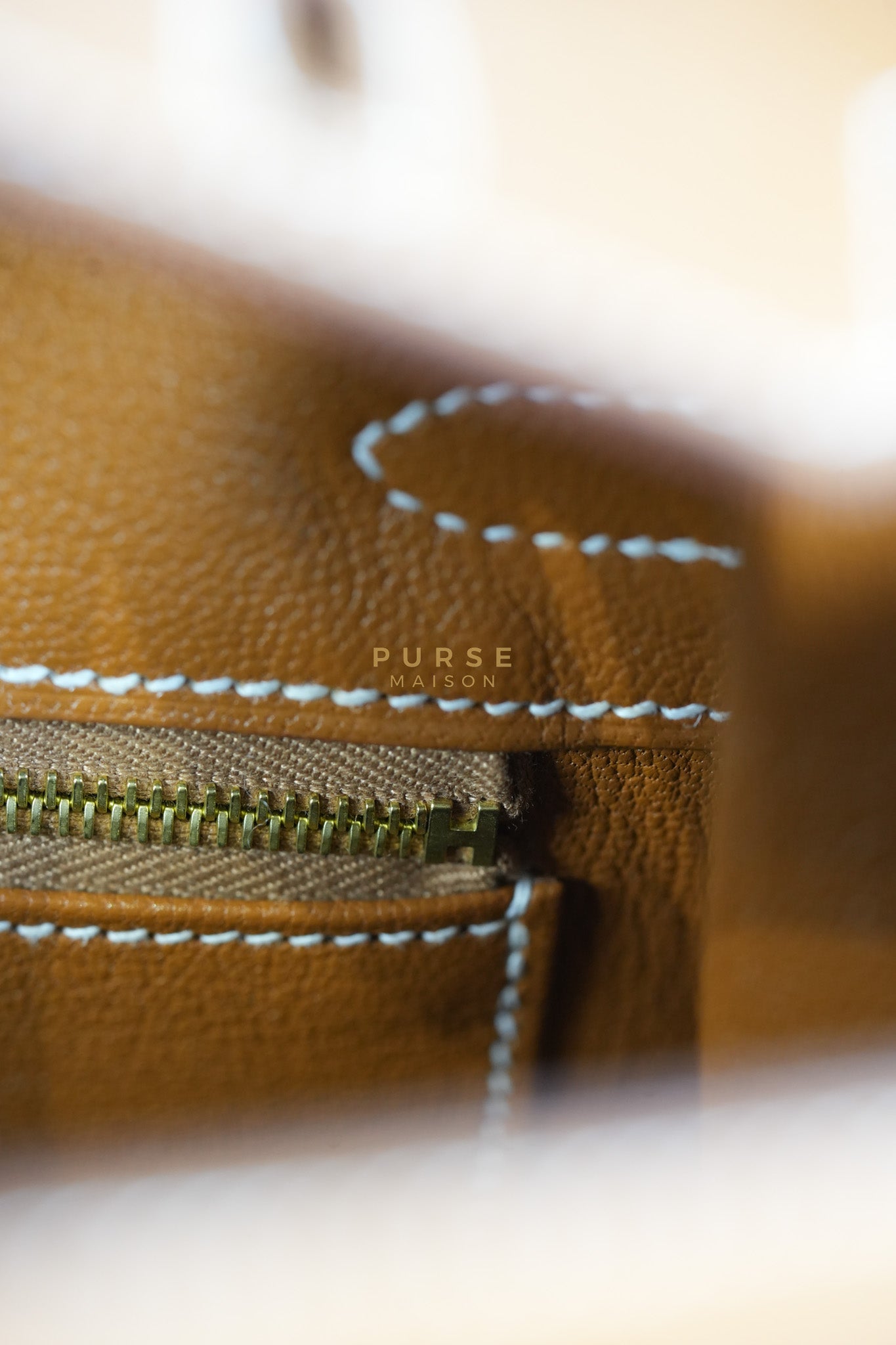 Birkin 25 Sellier in Gold Epsom Leather & Gold Hardware Stamp U(2022) | Purse Maison Luxury Bags Shop