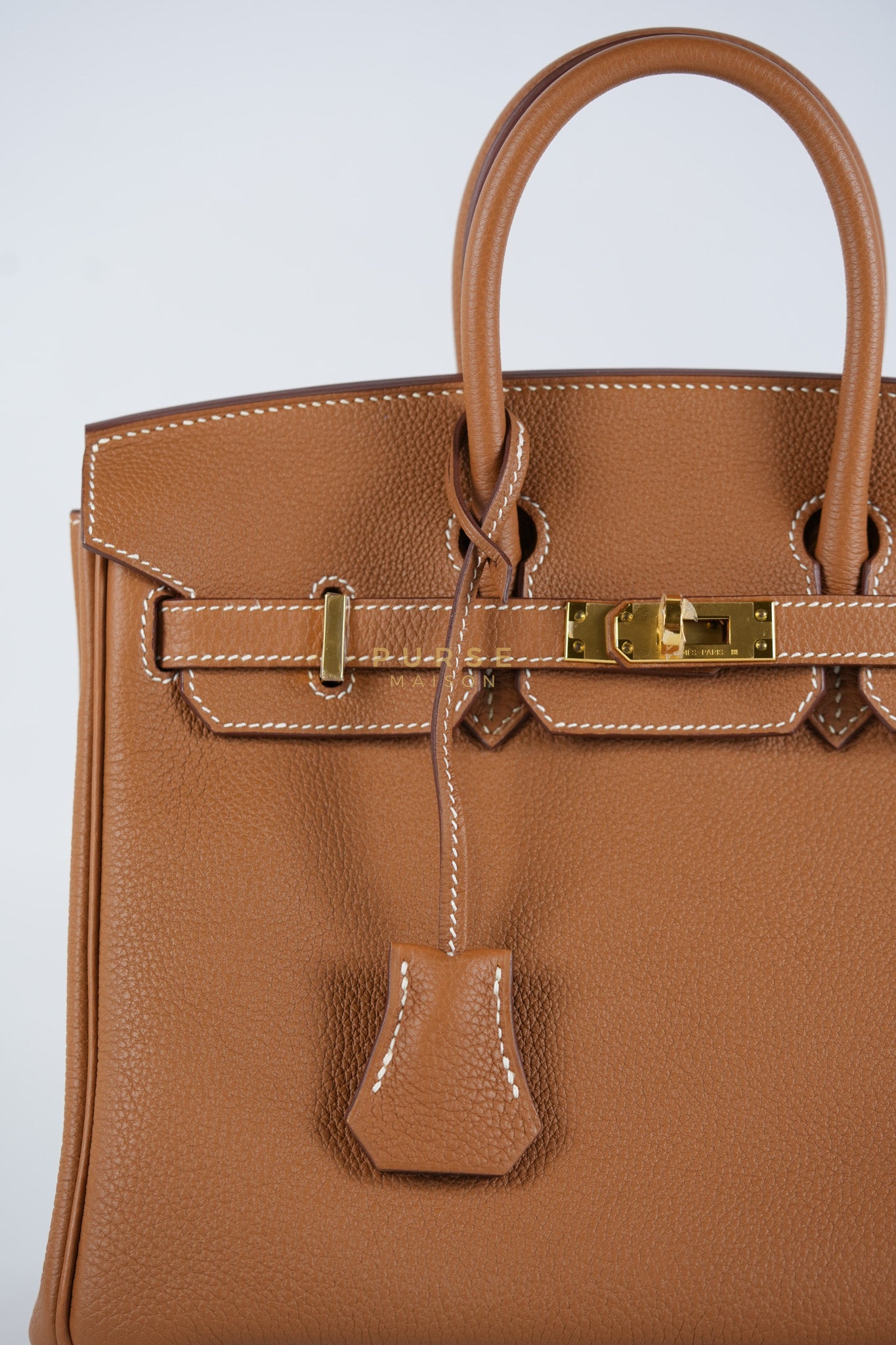 Birkin 25 in Gold Togo Leather & Gold Hardware Stamp B(2023)