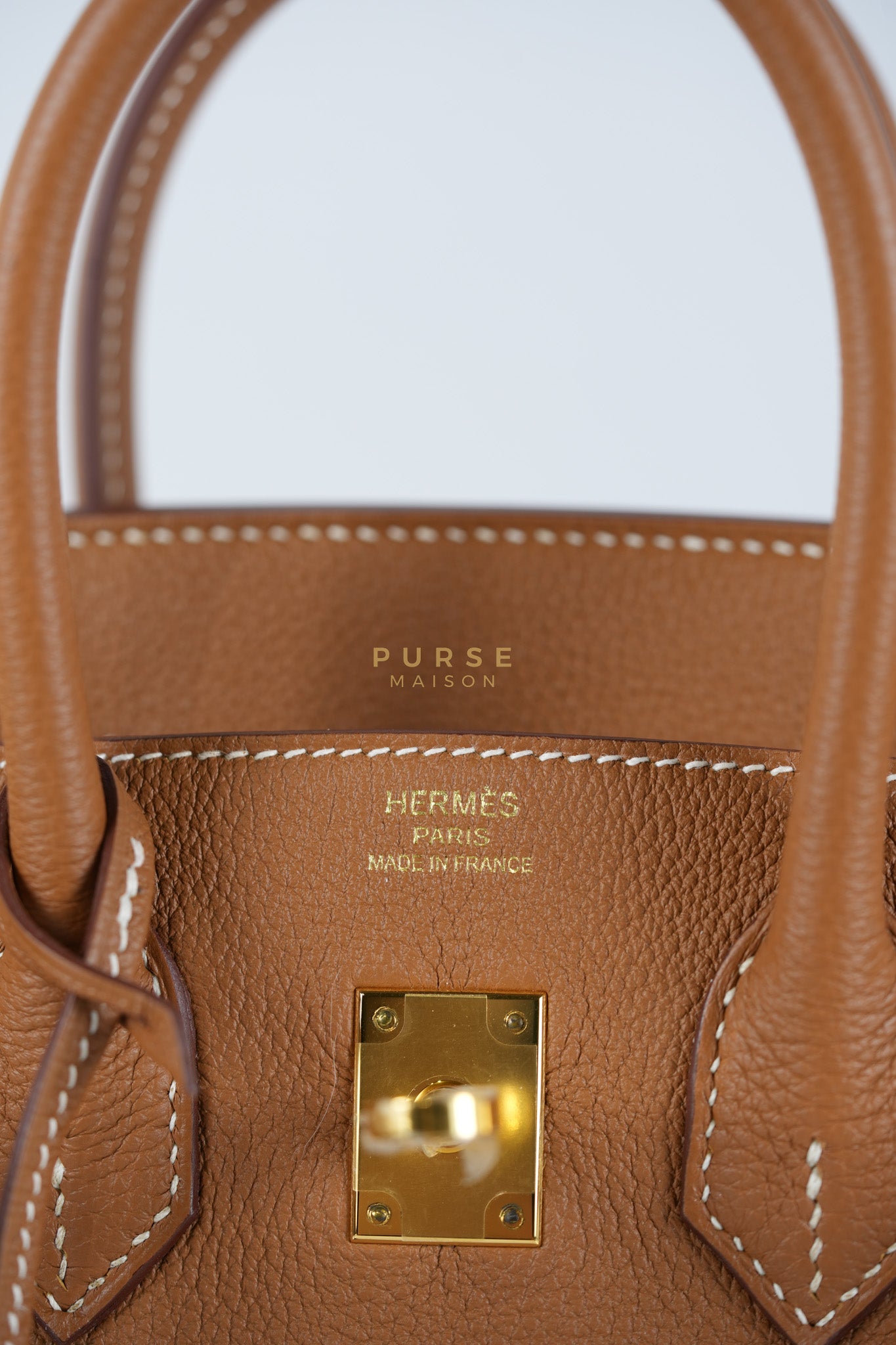 Birkin 25 in Gold Togo Leather & Gold Hardware Stamp B(2023)