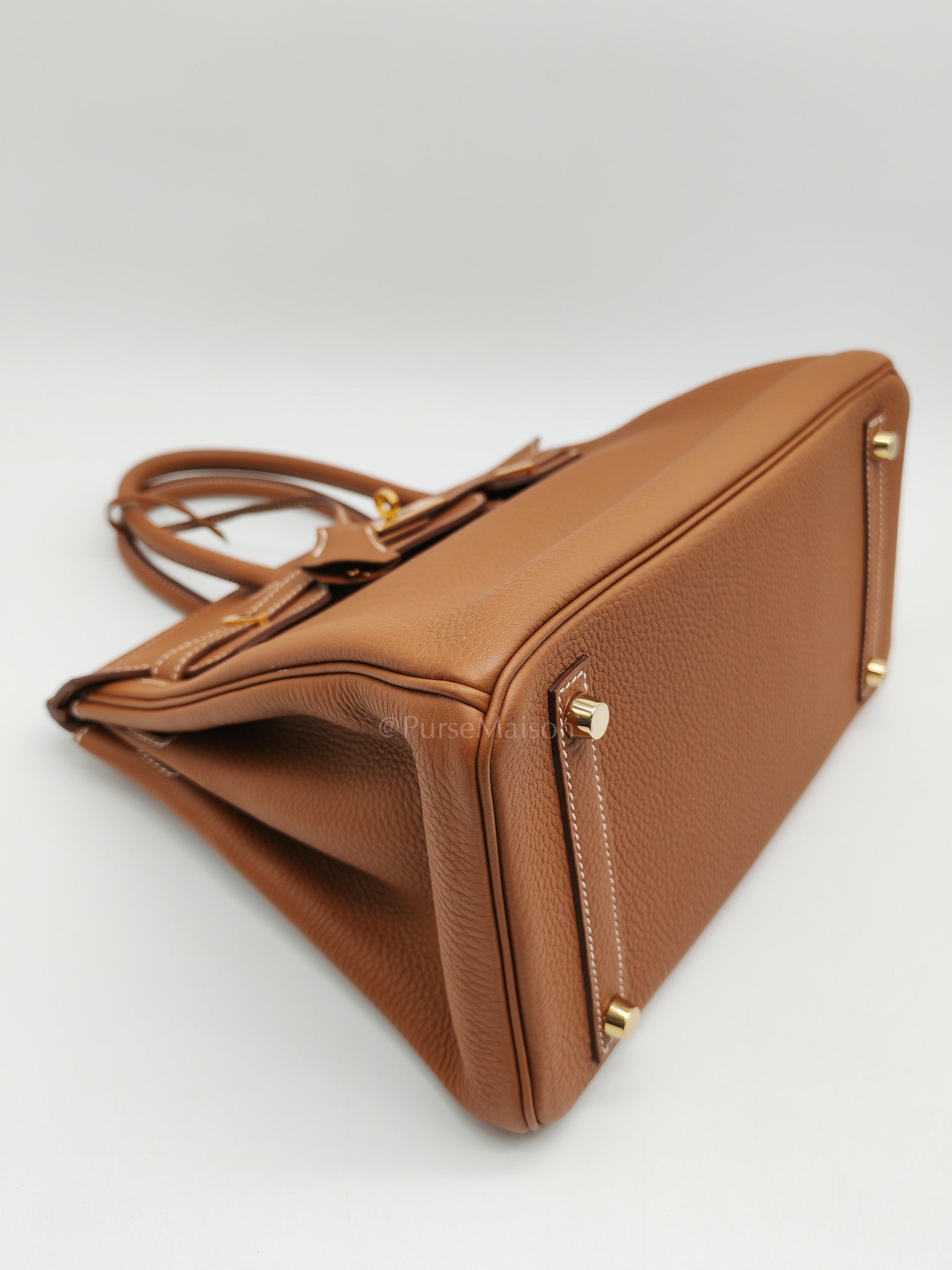Birkin 30 Retourne in Gold Togo Leather & Gold Hardware Stamp A