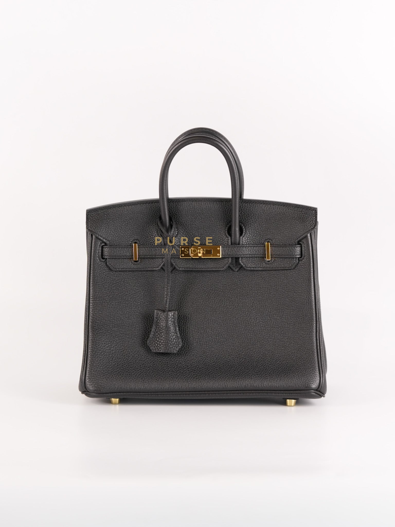 Birkin 25 in Black Togo Leather & Gold Hardware Stamp X (2016)
