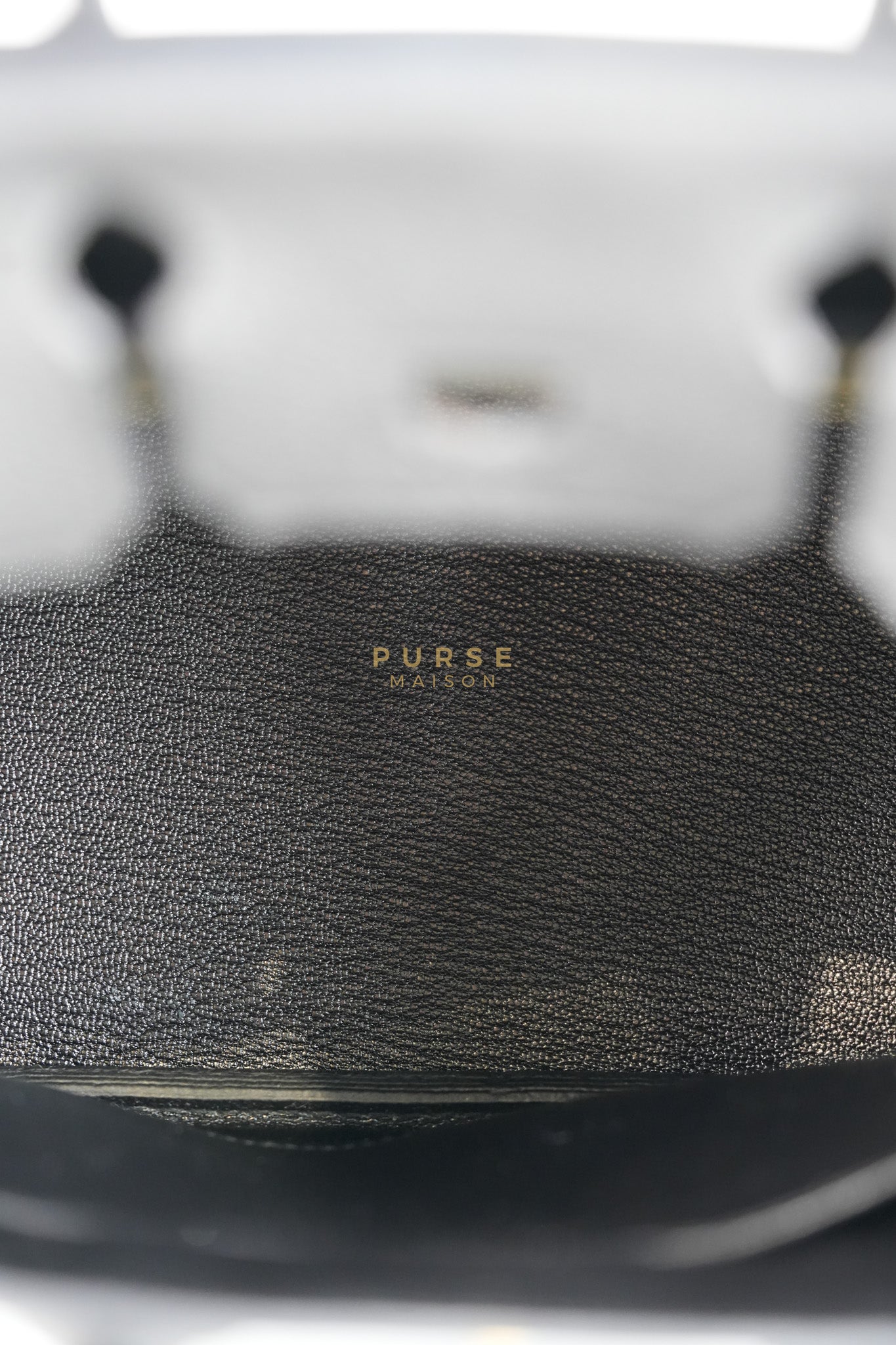 Birkin 25 in Black Togo Leather & Gold Hardware Stamp X (2016) | Purse Maison Luxury Bags Shop