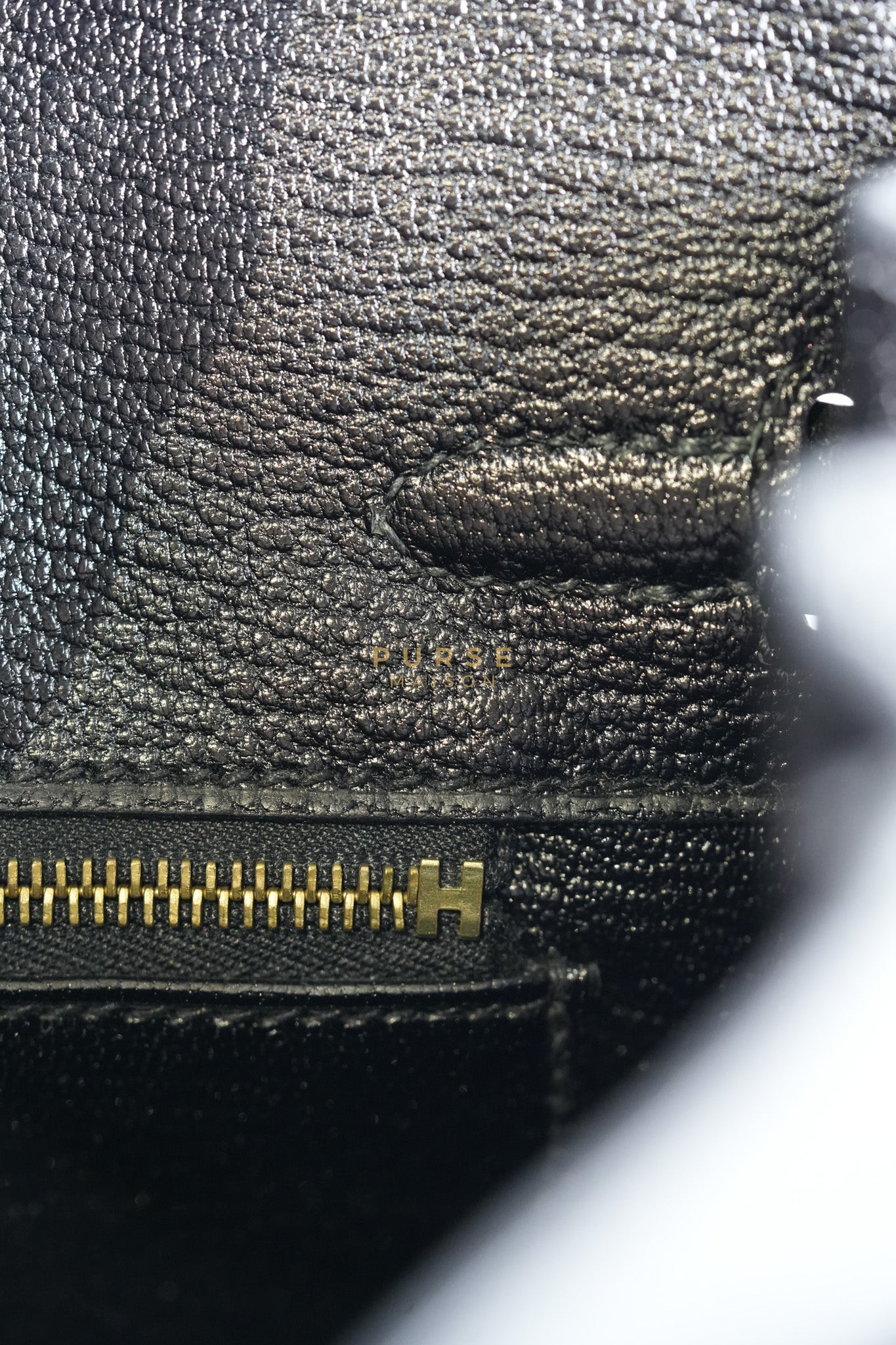 Birkin 25 in Black Togo Leather & Gold Hardware Stamp X (2016) | Purse Maison Luxury Bags Shop
