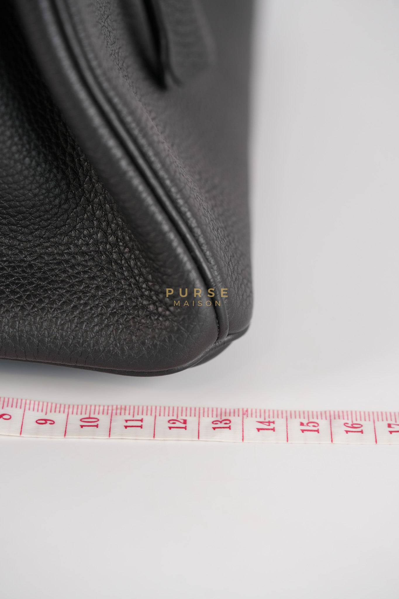 Birkin 25 in Black Togo Leather & Gold Hardware Stamp X (2016) | Purse Maison Luxury Bags Shop