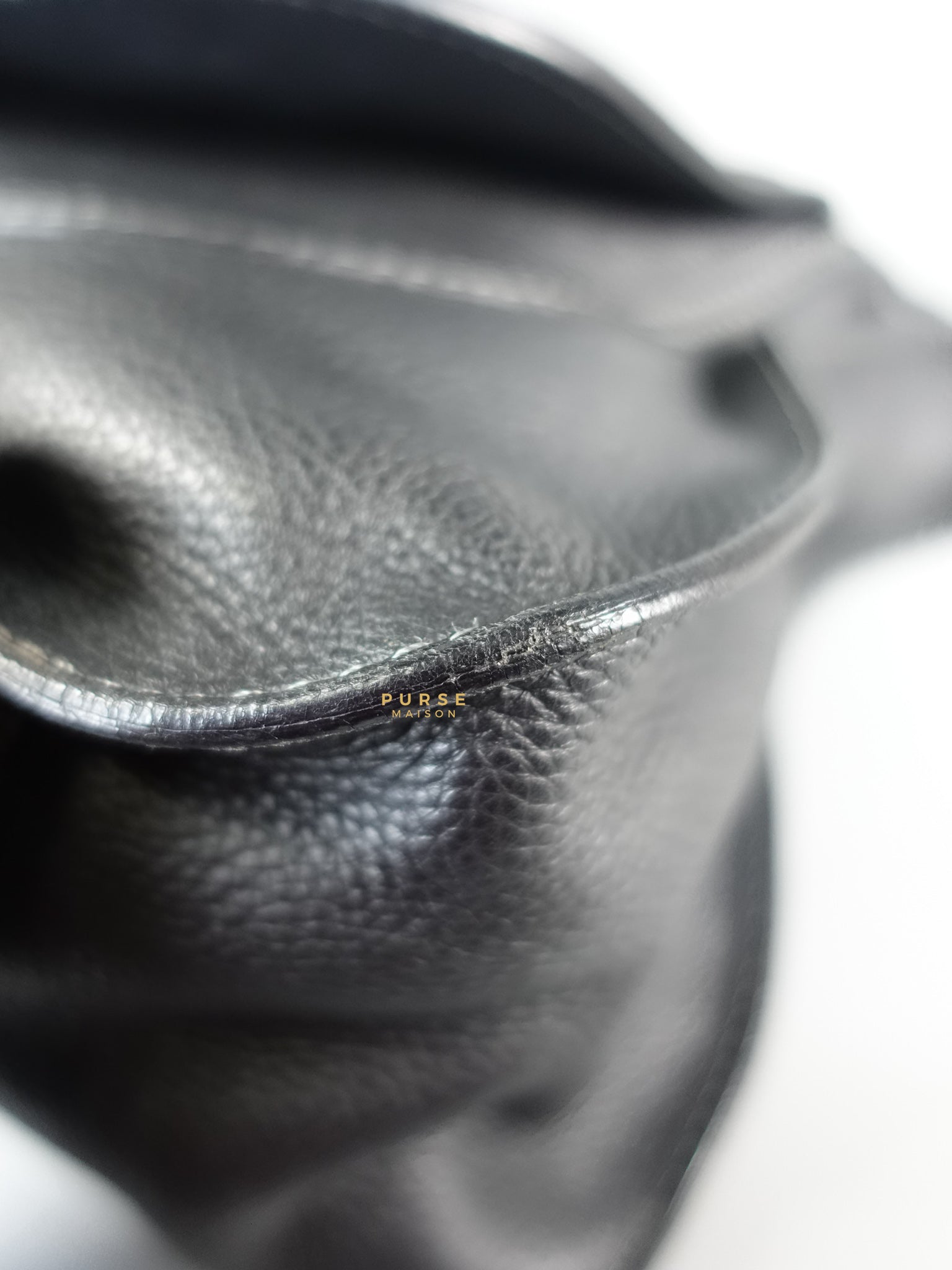 Black Leather Medium Marcie Satchel Bag | Purse Maison Luxury Bags Shop