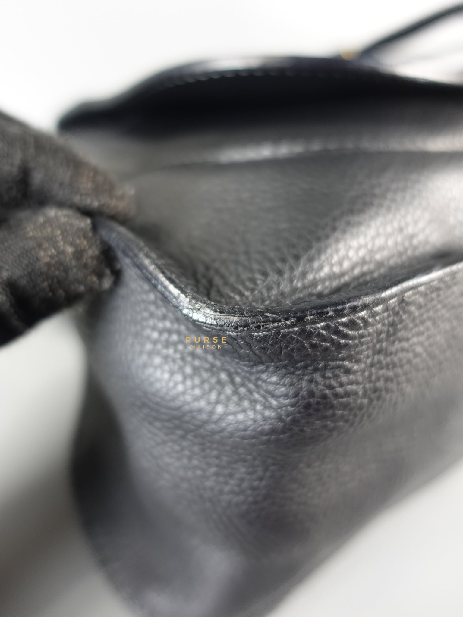 Black Leather Medium Marcie Satchel Bag | Purse Maison Luxury Bags Shop