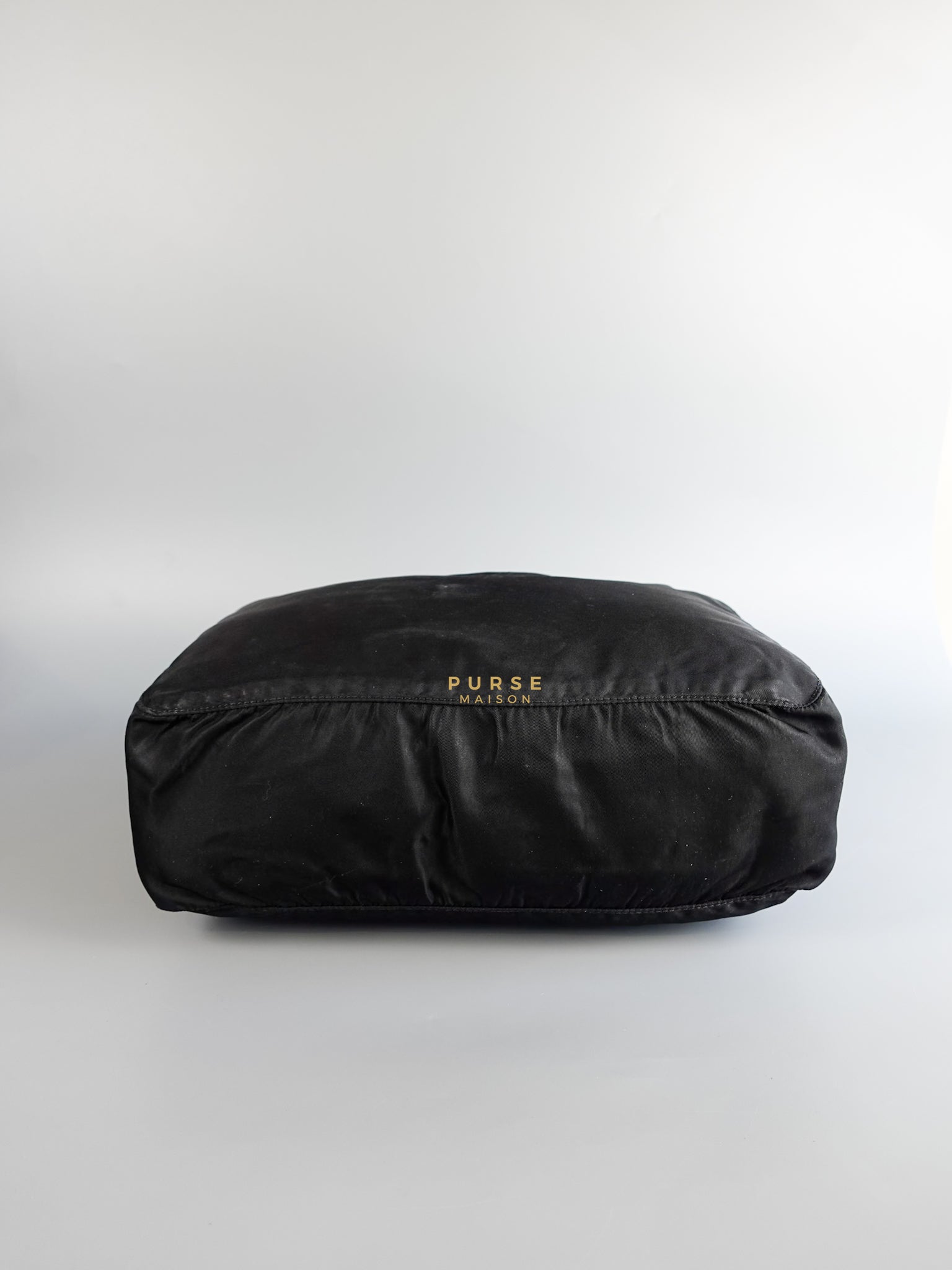 Black Nylon Hand Carry Bag | Purse Maison Luxury Bags Shop