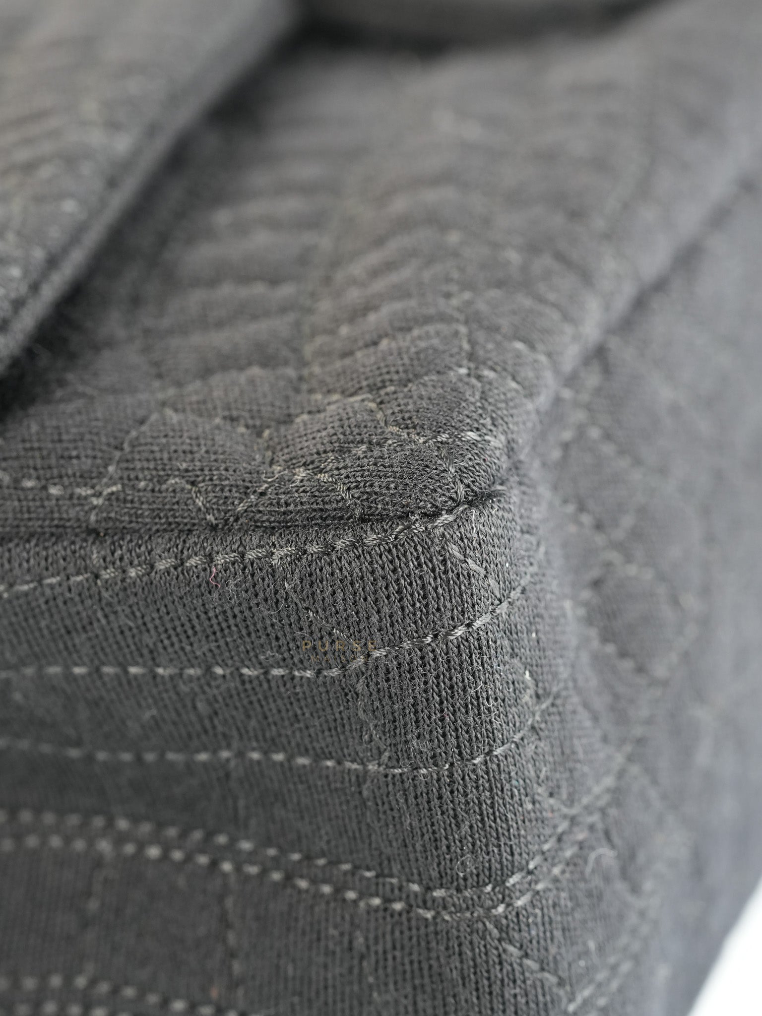 Black Reissue 2.55 Jersey Croco Quilt 227 Double Flap Ruthenium Hardware(Series 11) | Purse Maison Luxury Bags Shop