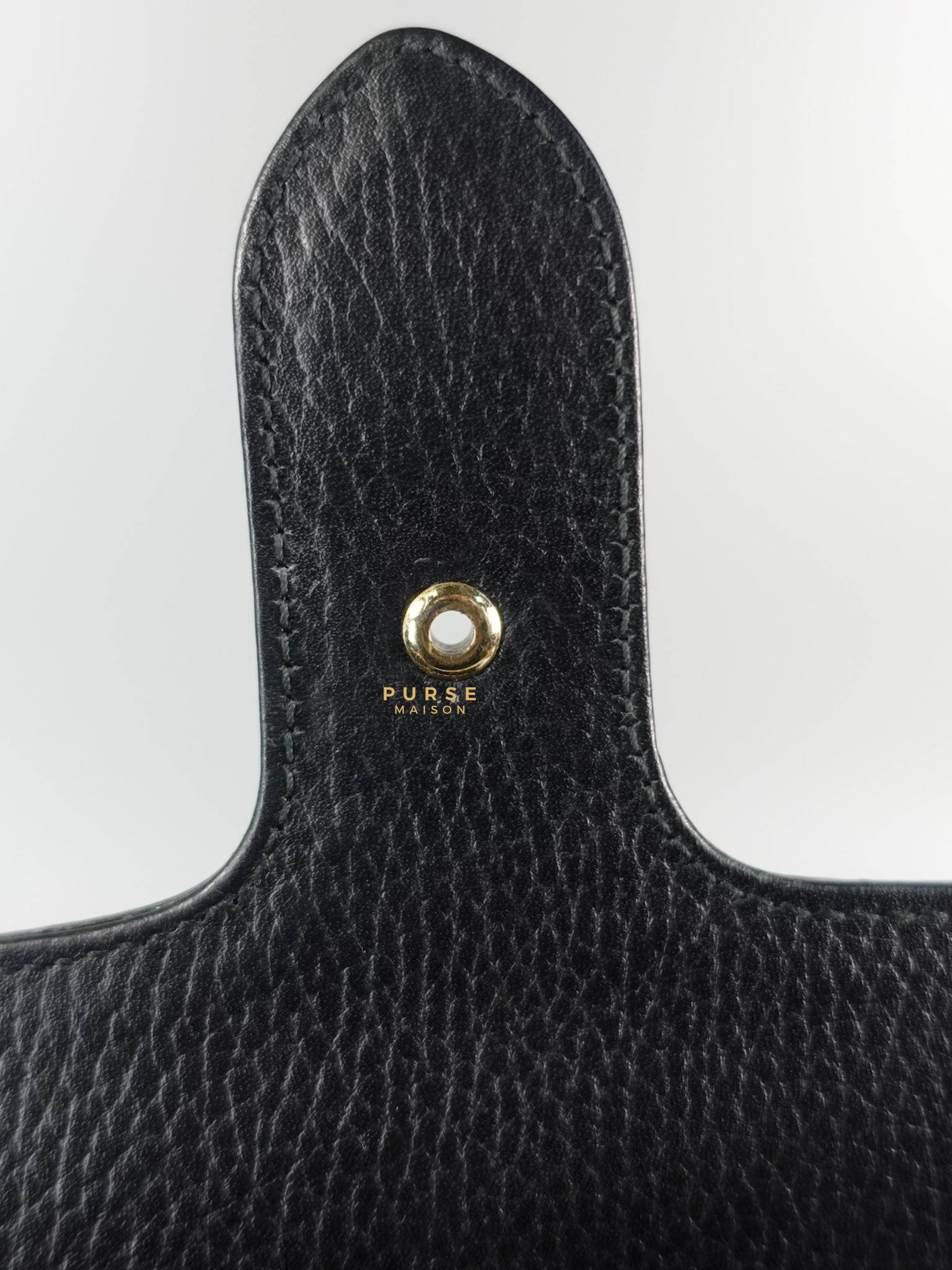 Black Small Dollar Interlocking G Crossbody Chain Strap | Purse Maison Luxury Bags Shop