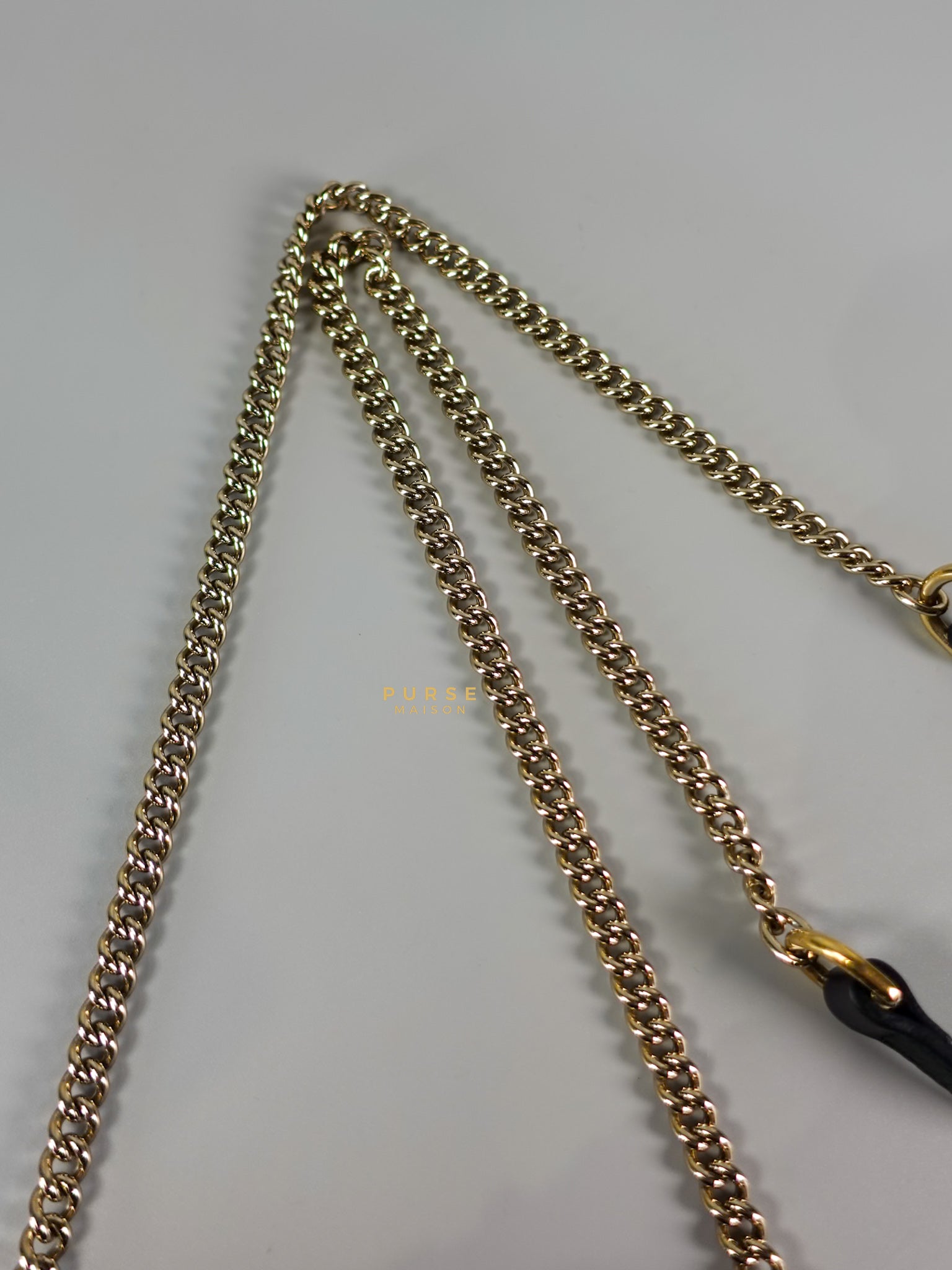 Black Small Dollar Interlocking G Crossbody Chain Strap | Purse Maison Luxury Bags Shop