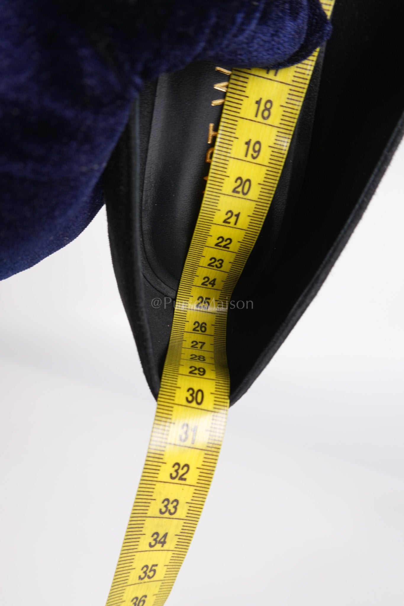 Black Suede Pumps Size 37 EU(23.5cm) | Purse Maison Luxury Bags Shop