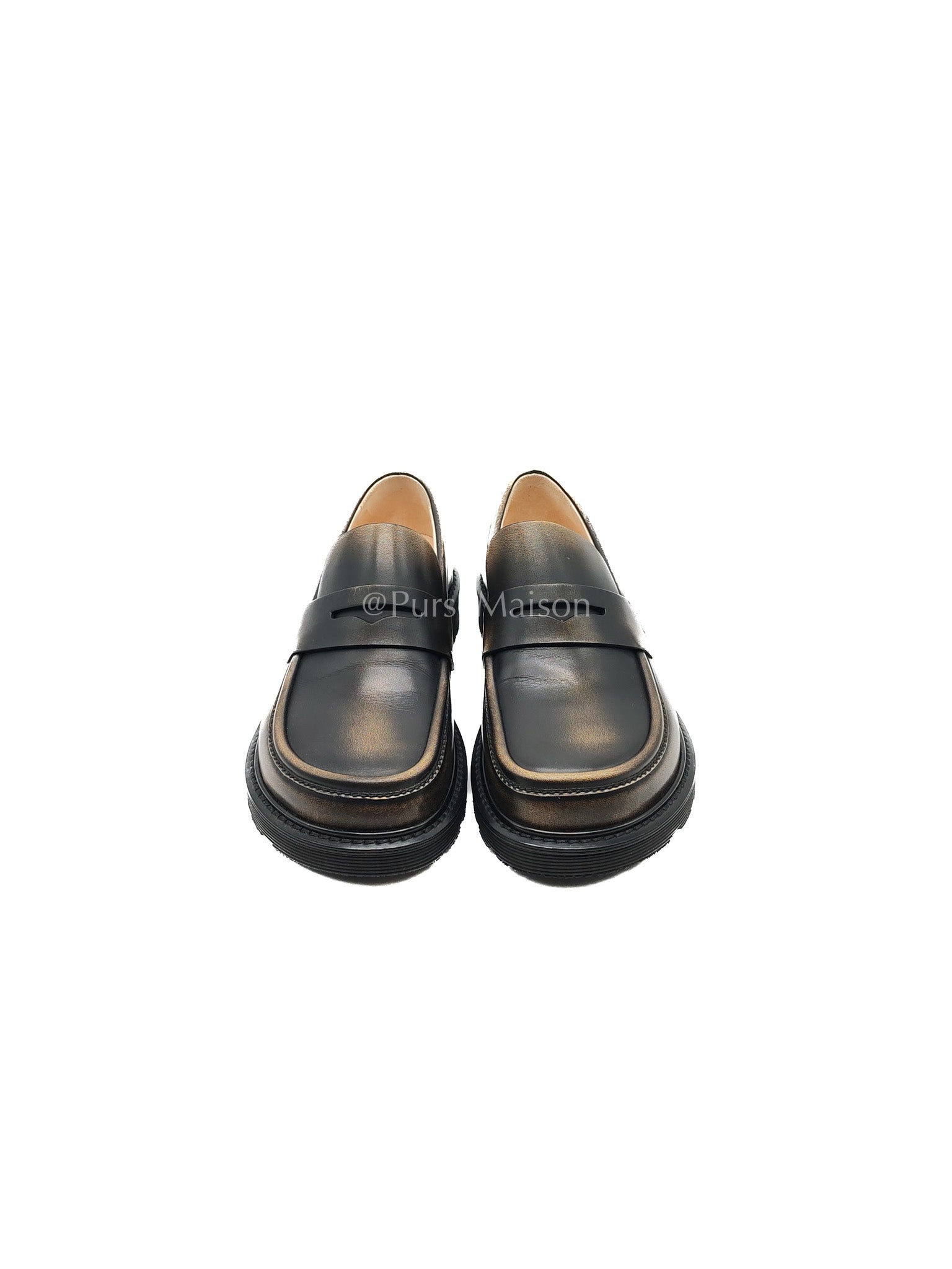 Blaze Leather Loafer Size (7 US/37 EU/23.5 cm) | Purse Maison Luxury Bags Shop