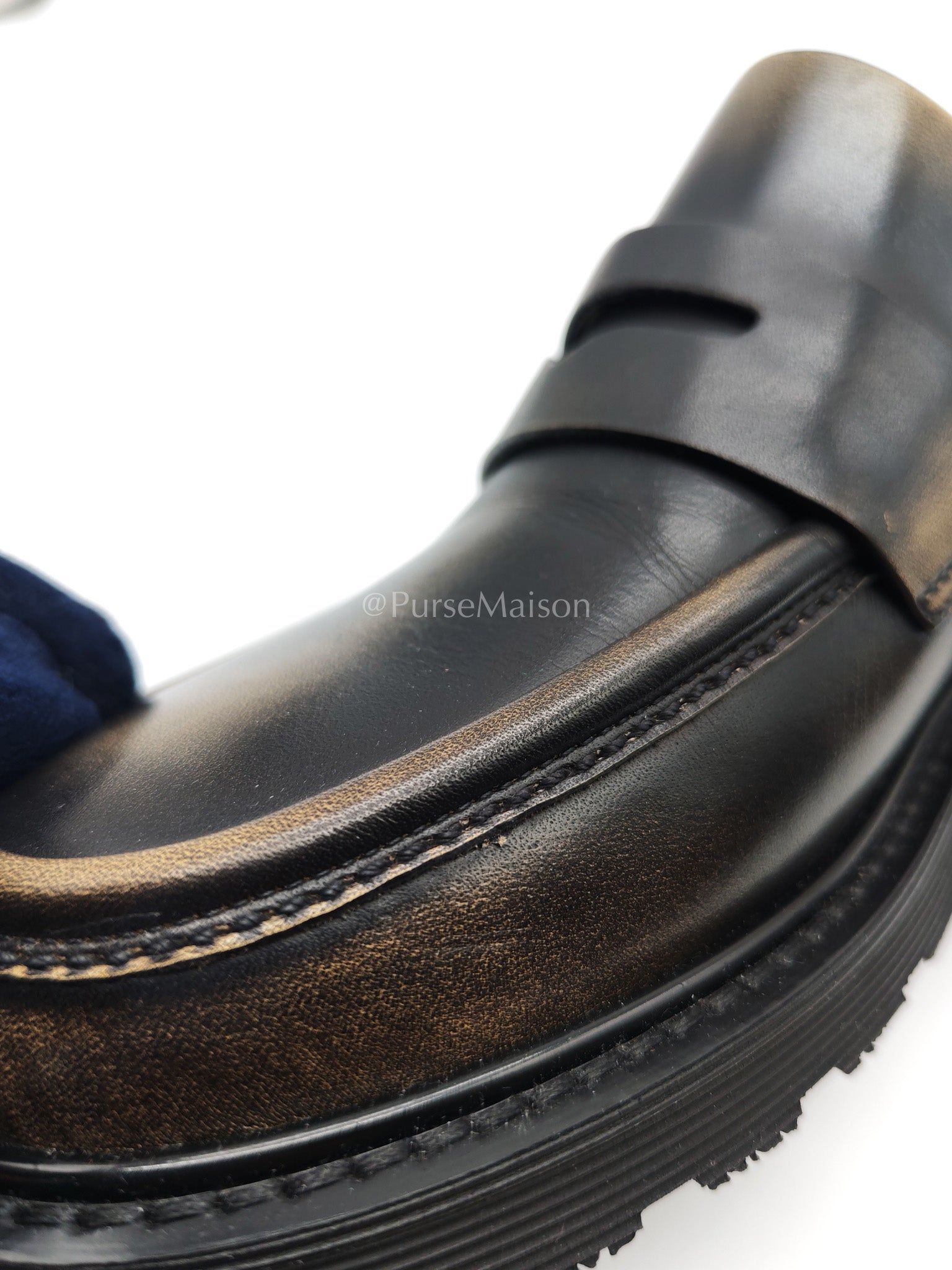 Blaze Leather Loafer Size (7 US/37 EU/23.5 cm) | Purse Maison Luxury Bags Shop