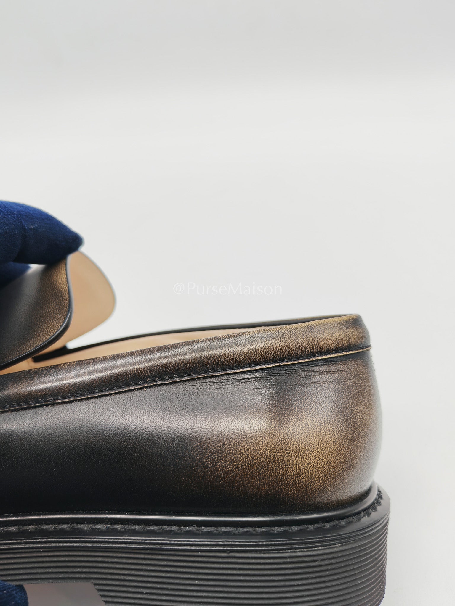 Blaze Leather Loafer Size (7 US/37 EU/23.5 cm) | Purse Maison Luxury Bags Shop