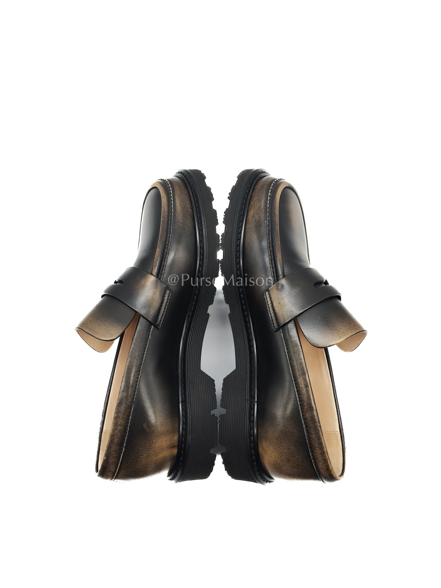 Blaze Leather Loafer Size (7 US/37 EU/23.5 cm) | Purse Maison Luxury Bags Shop