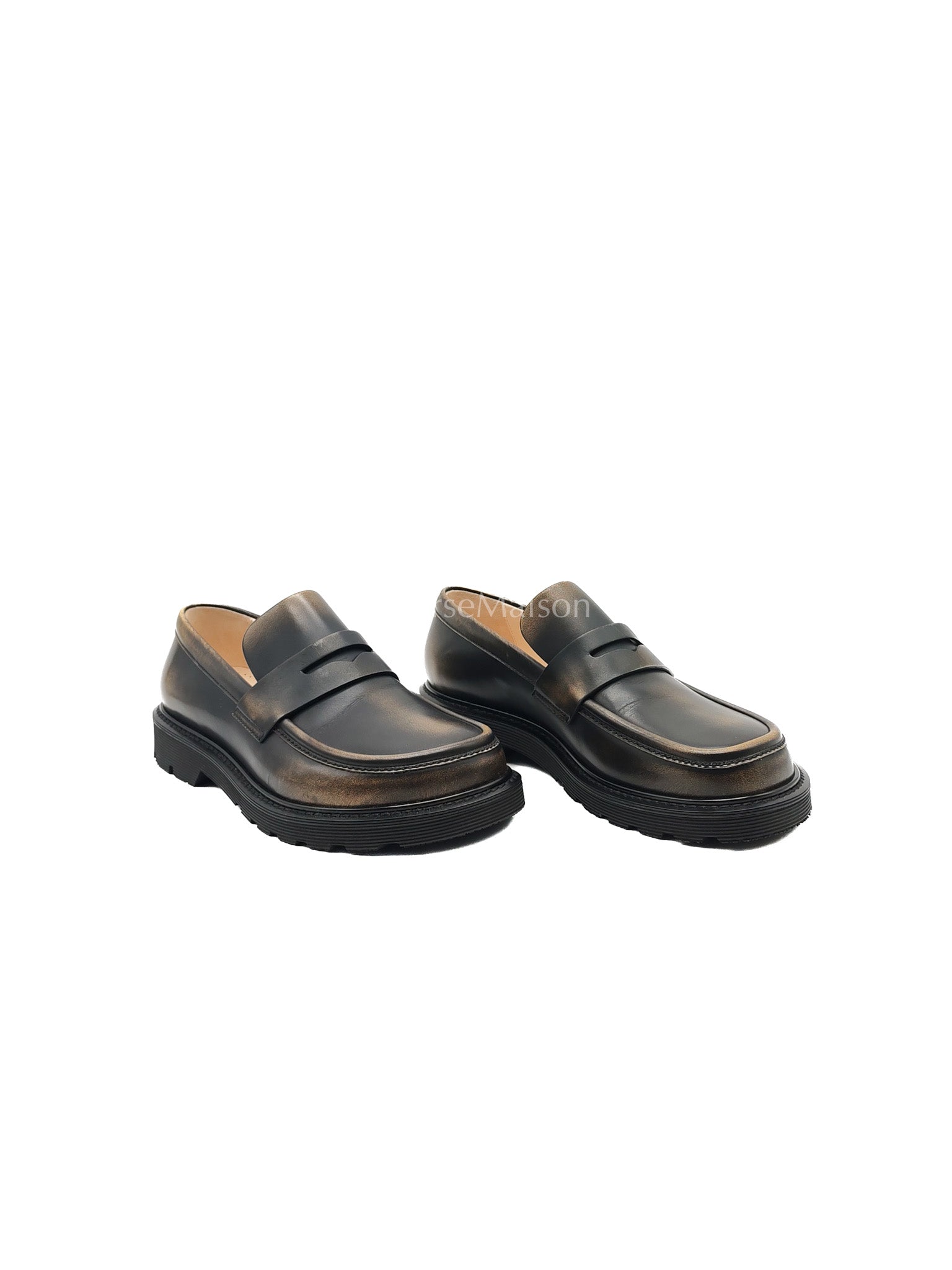 Blaze Leather Loafer Size (7 US/37 EU/23.5 cm) | Purse Maison Luxury Bags Shop