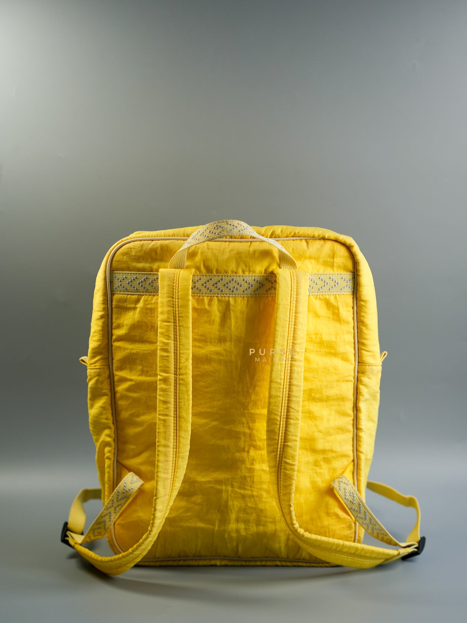 Blind for Love Interlocking GG Logo Yellow Backpack | Purse Maison Luxury Bags Shop