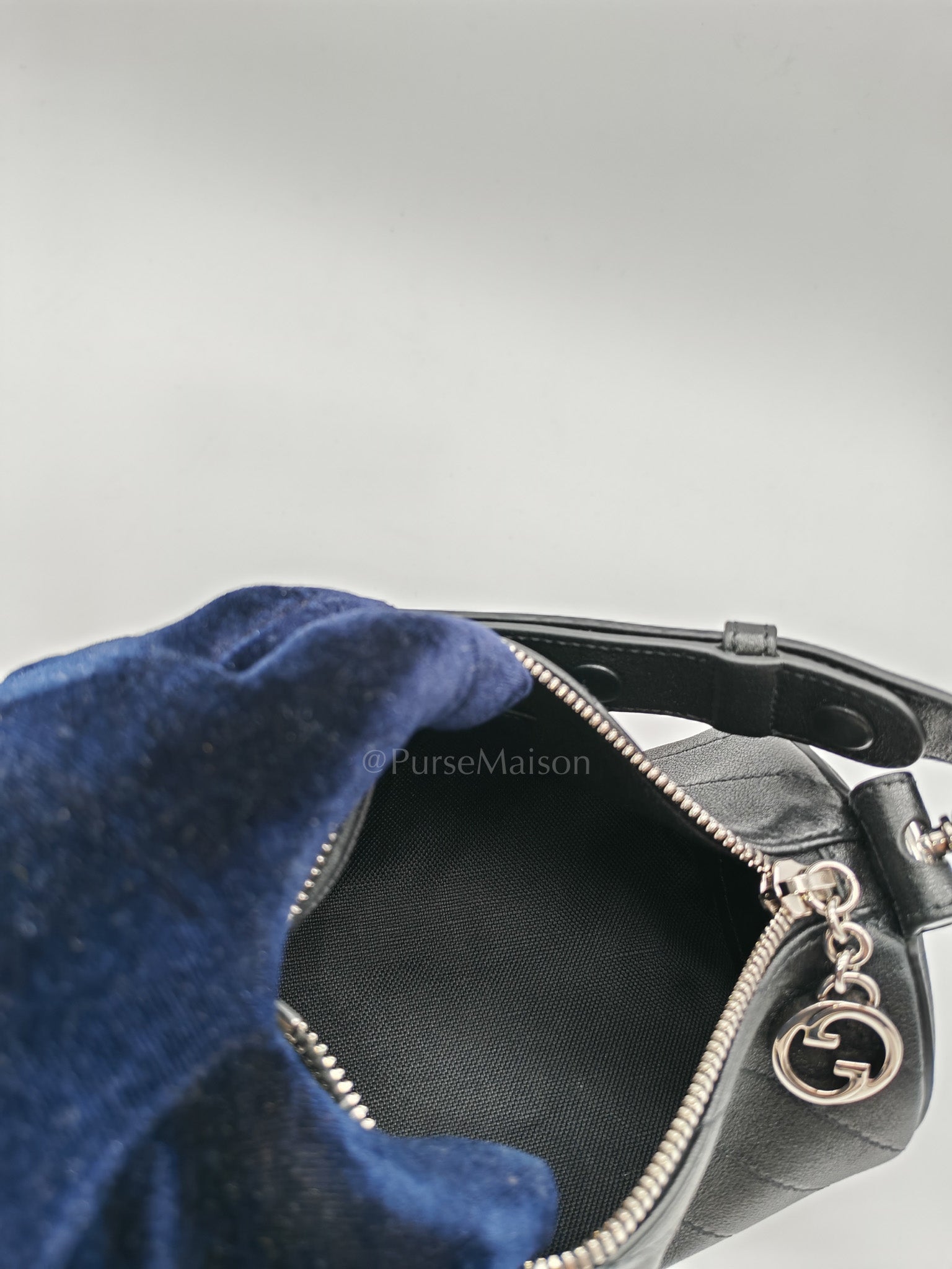 Blondie Mini Barrel Bag in Black Calfskin Leather Shoulder Bag | Purse Maison Luxury Bags Shop