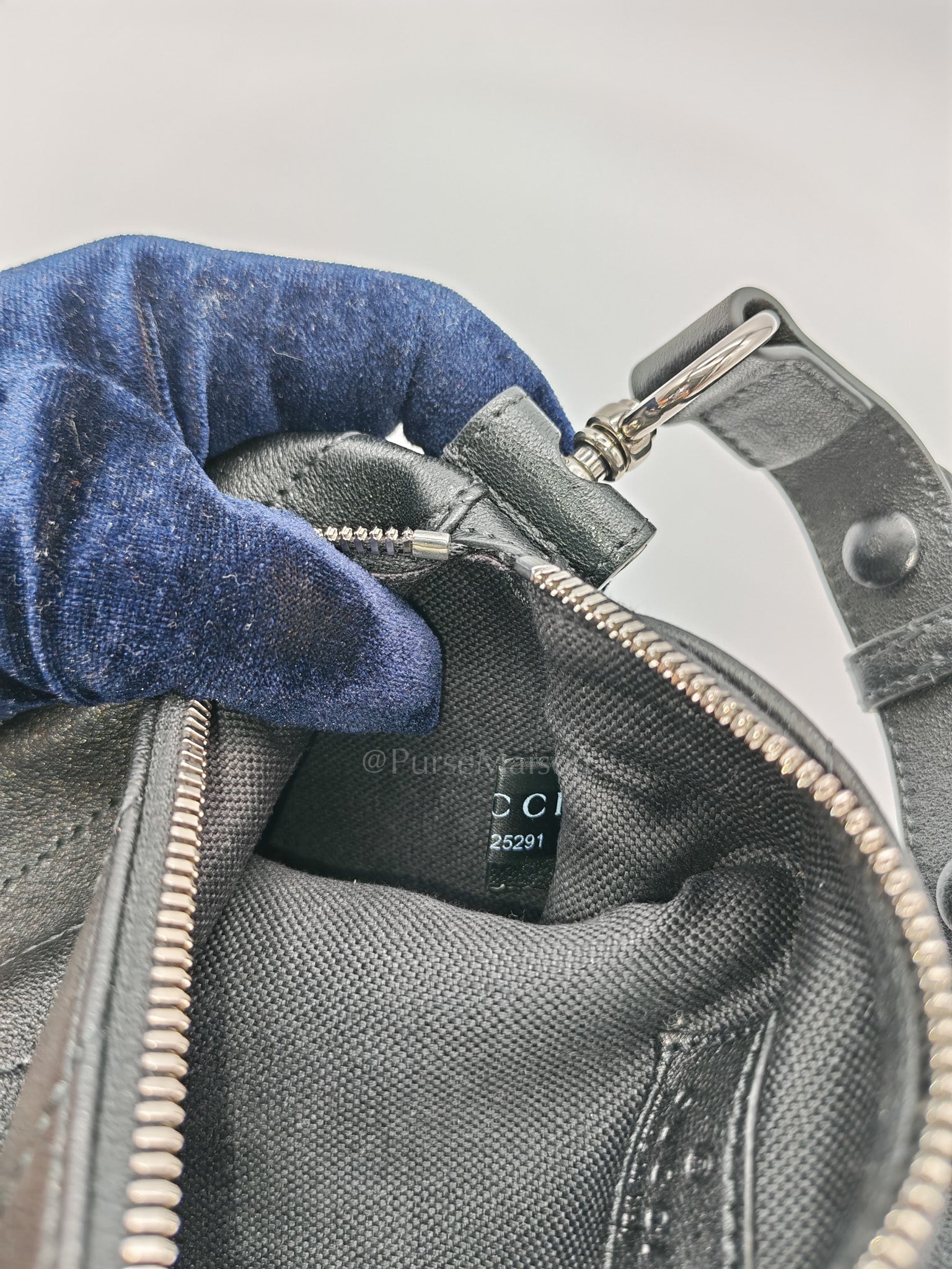 Blondie Mini Barrel Bag in Black Calfskin Leather Shoulder Bag | Purse Maison Luxury Bags Shop