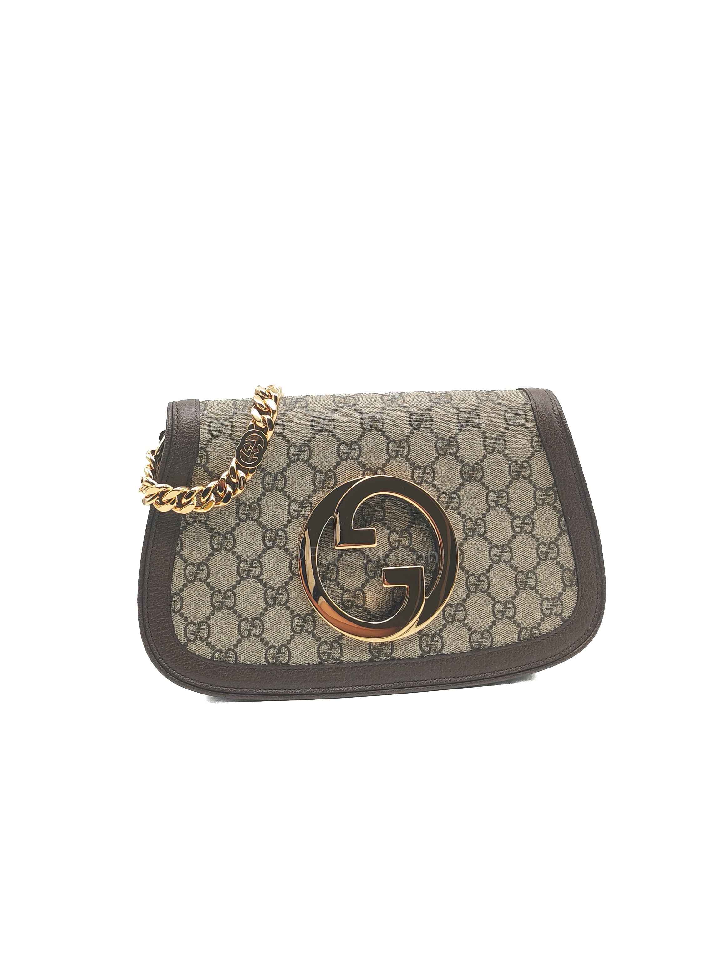 Blondie Shoulder Bag Small in GG Supreme Canvas & Gold Hardware | Purse Maison Luxury Bags Shop