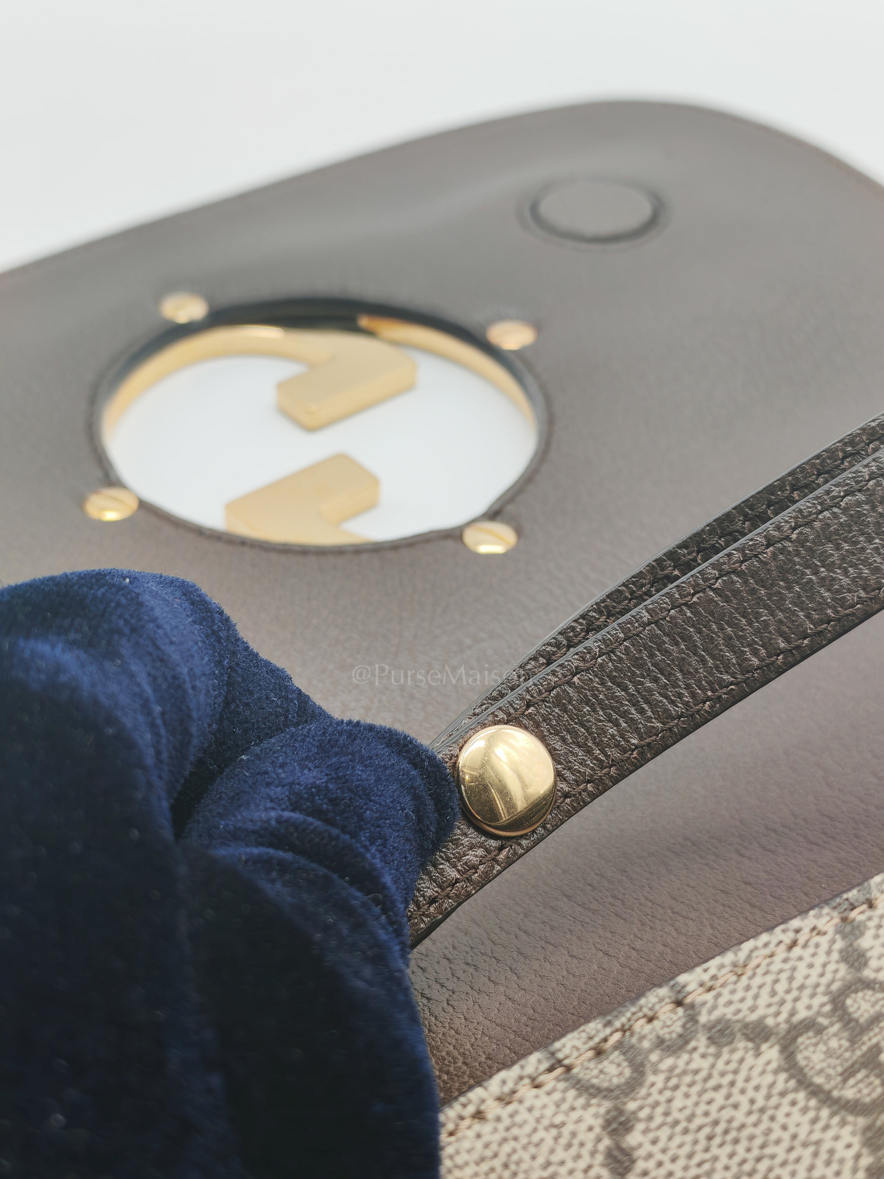 Blondie Shoulder Bag Small in GG Supreme Canvas & Gold Hardware | Purse Maison Luxury Bags Shop