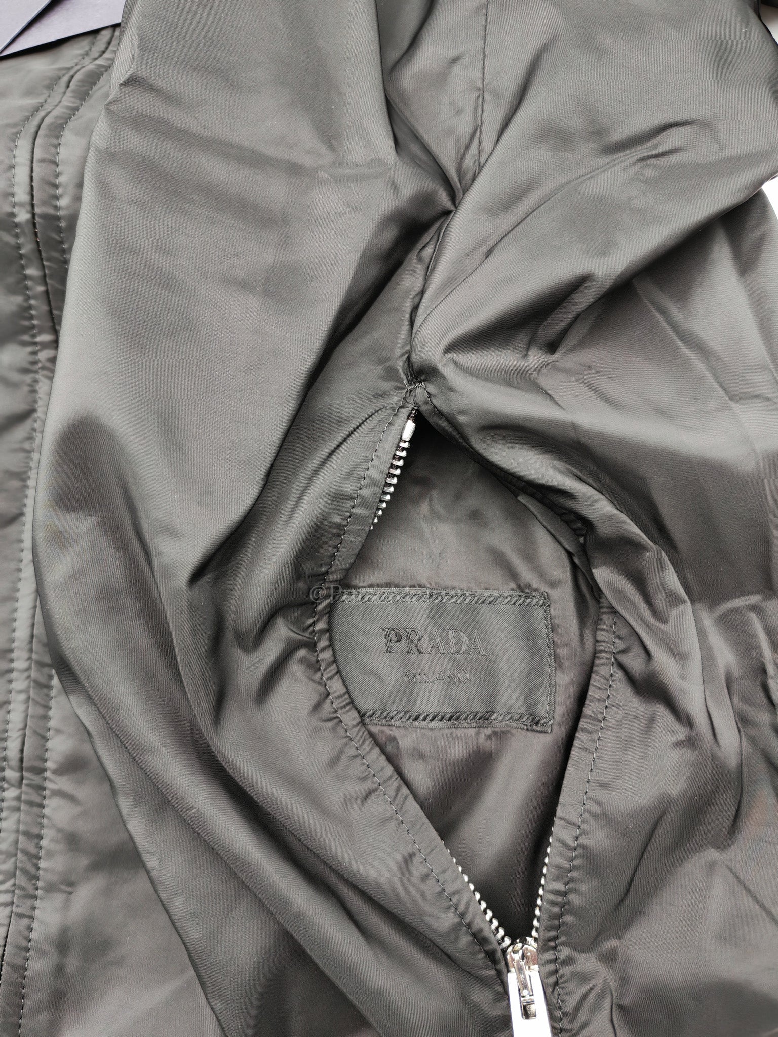 Blouson Reversible Black Nylon Jacket Size 50 | Purse Maison Luxury Bags Shop