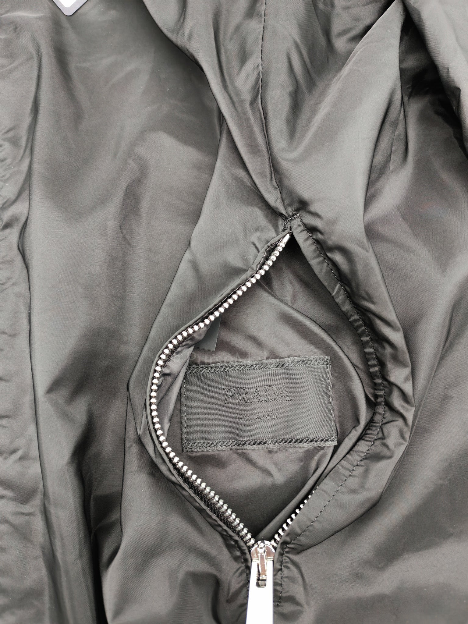 Blouson Reversible Black Nylon Jacket Size 52 | Purse Maison Luxury Bags Shop