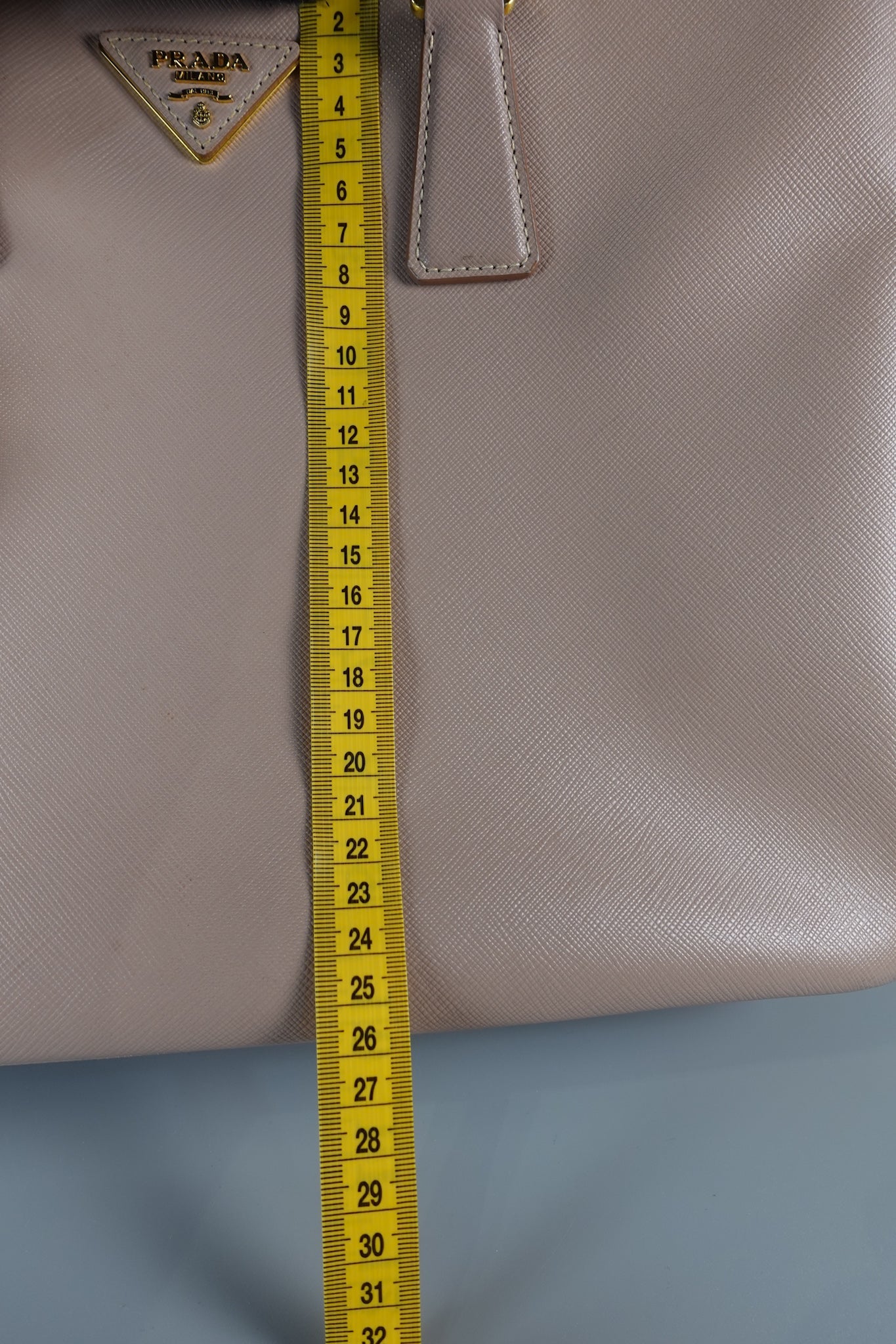 BN1786 Galleria Double Zip Large in Cammeo Saffiano Lux | Purse Maison Luxury Bags Shop