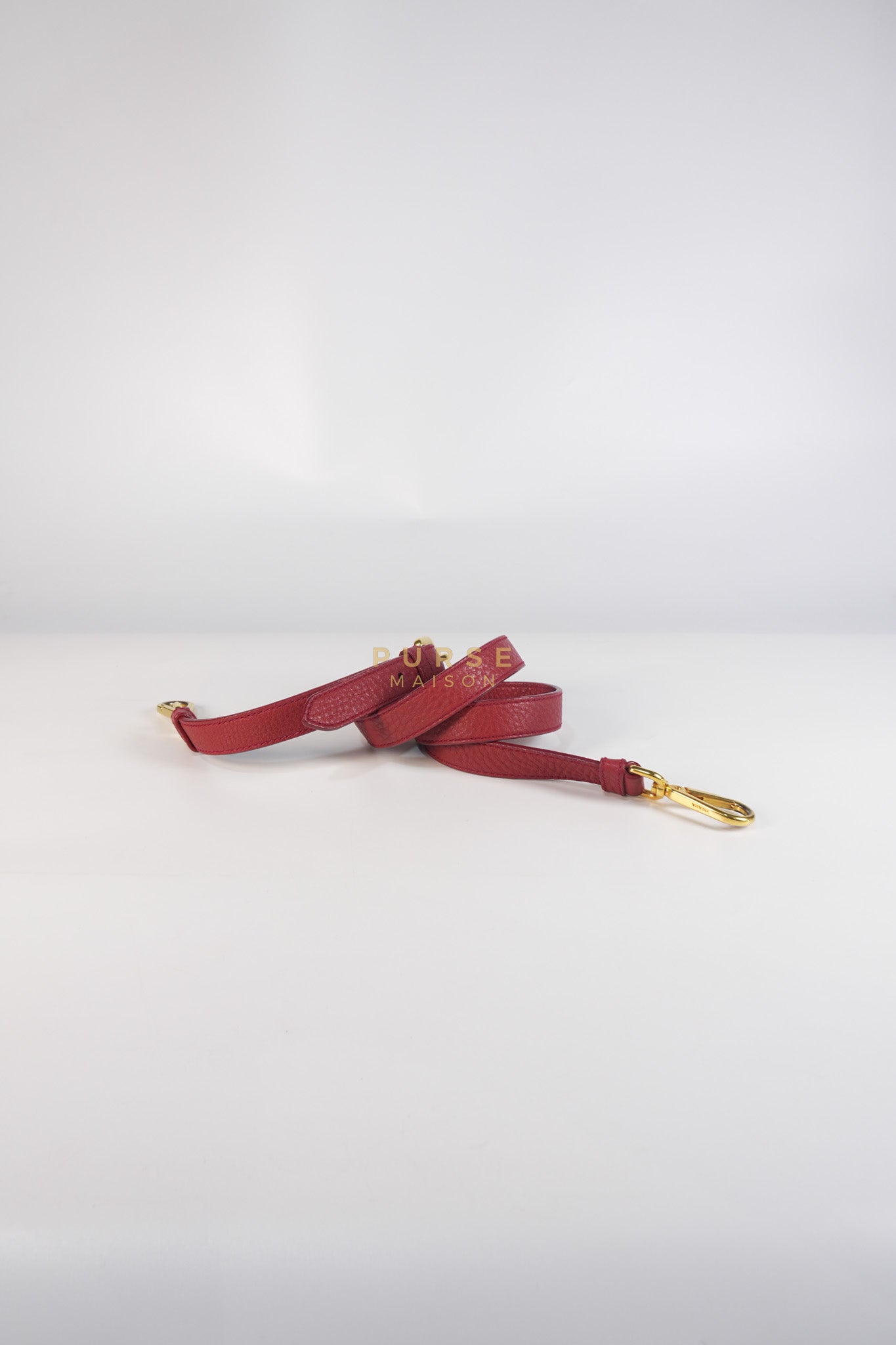 BN2423 Vitello Daino Rosso Leather Top Handle Bag | Purse Maison Luxury Bags Shop