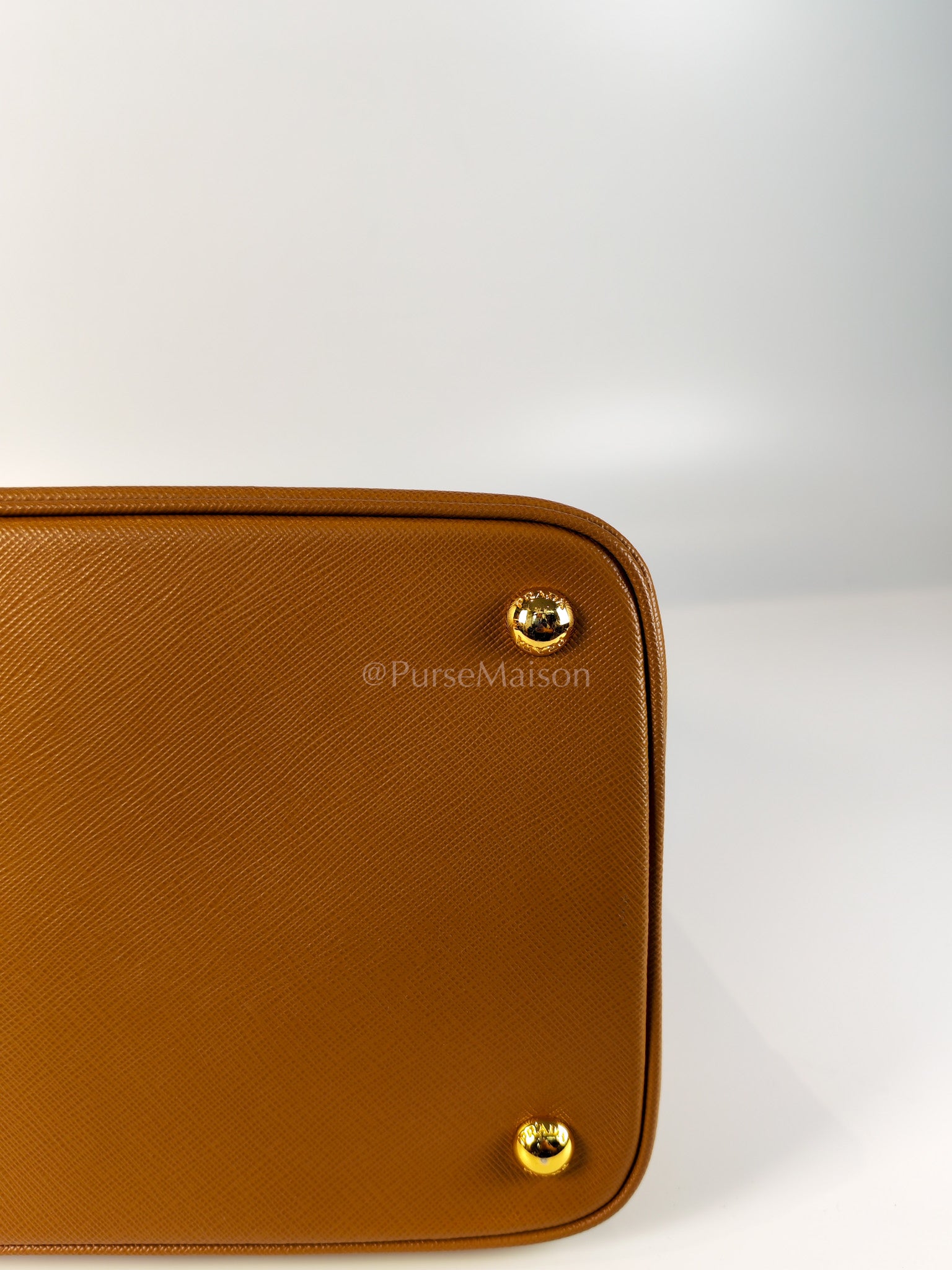 BN2538 Promenade 2Way Bag in Caramel Saffiano Lux Leather Gold Hardware | Purse Maison Luxury Bags Shop