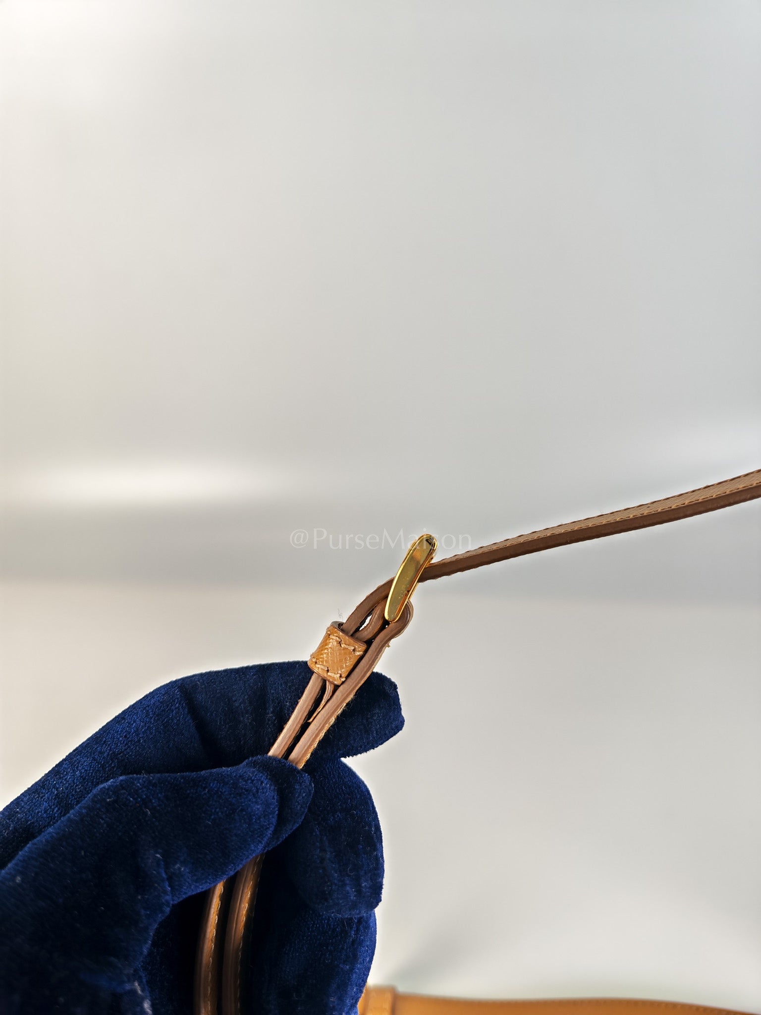 BN2538 Promenade 2Way Bag in Caramel Saffiano Lux Leather Gold Hardware | Purse Maison Luxury Bags Shop