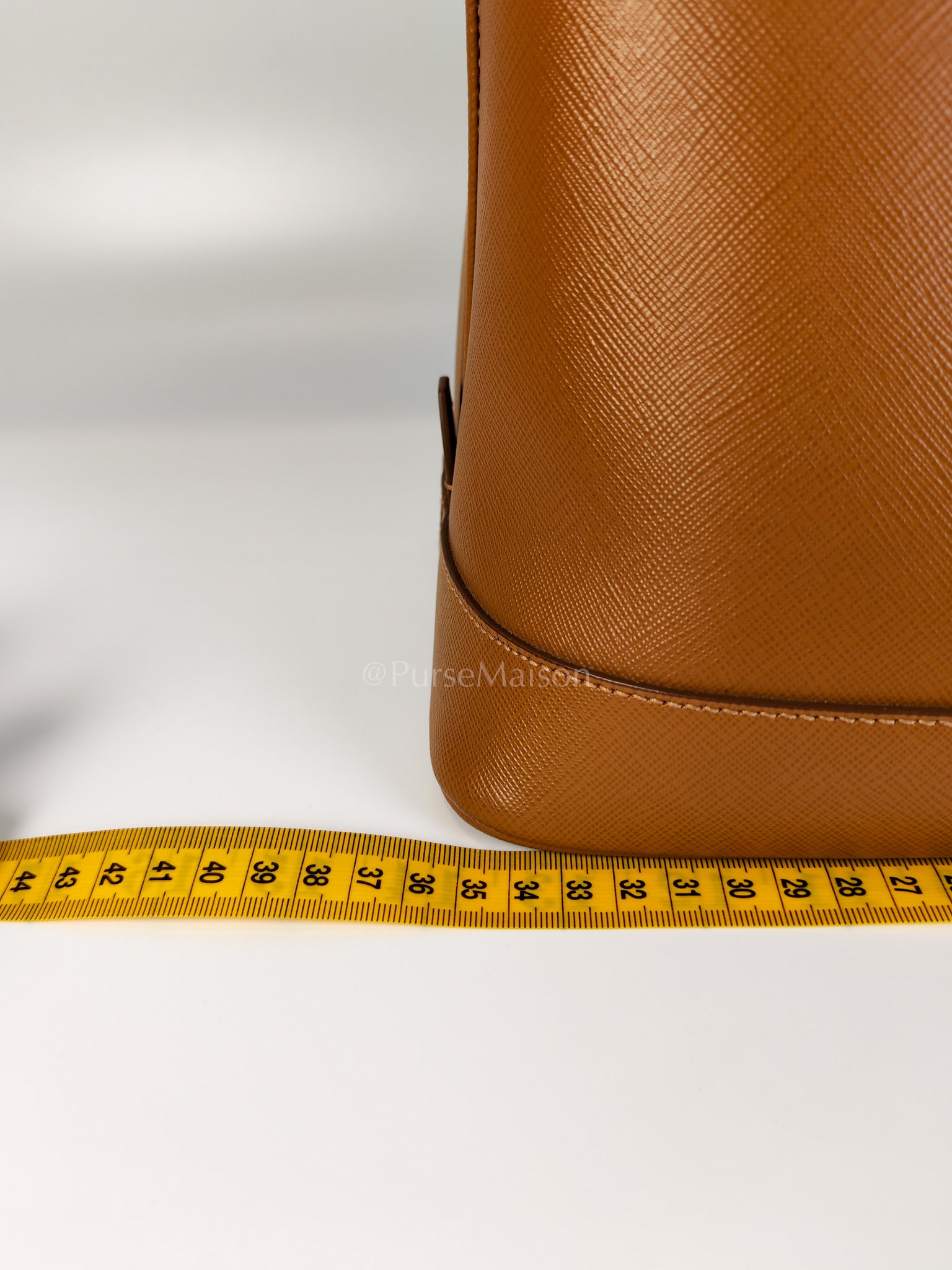 BN2538 Promenade 2Way Bag in Caramel Saffiano Lux Leather Gold Hardware | Purse Maison Luxury Bags Shop