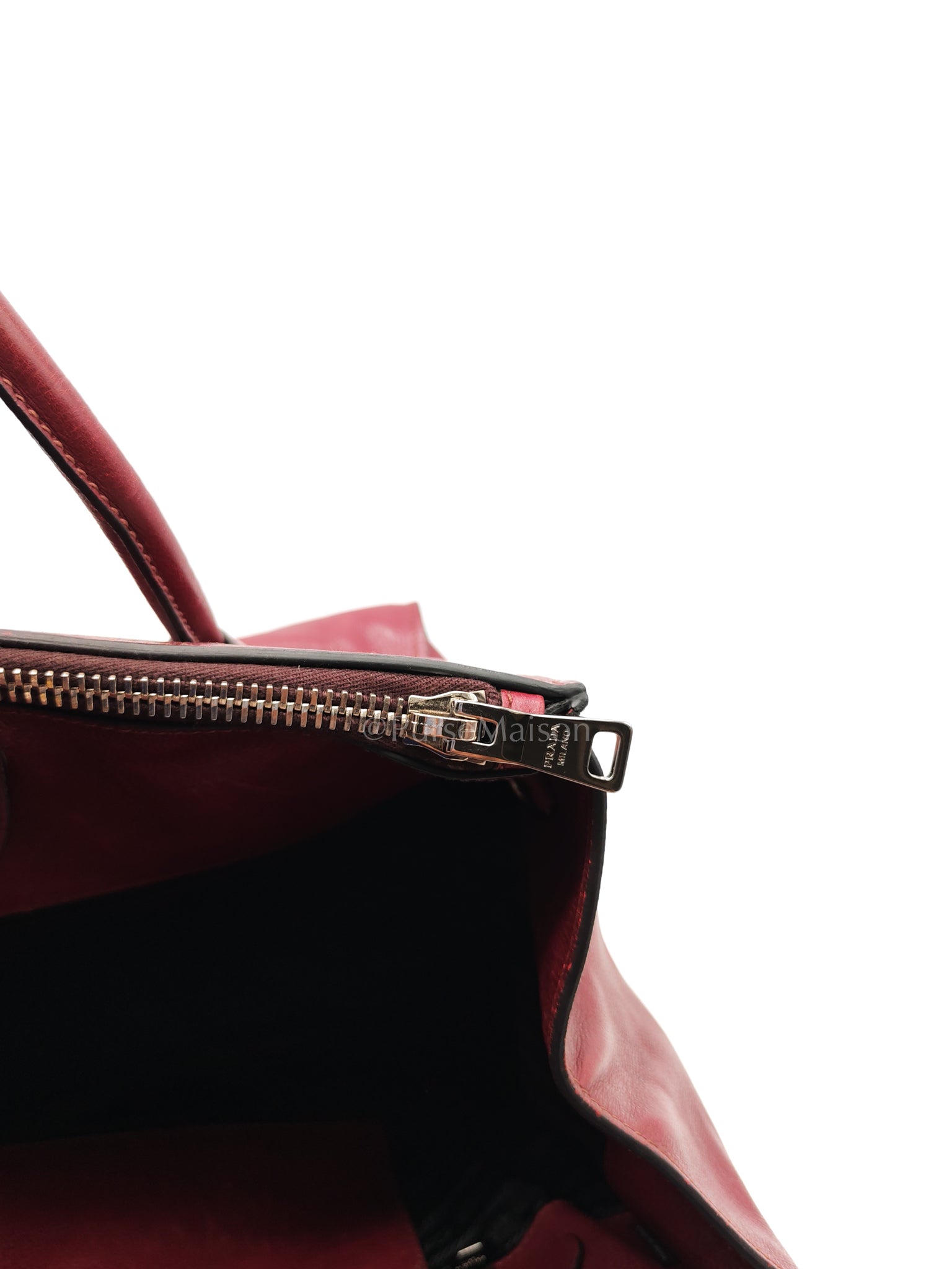 BN2619 Twin Pocket Double Handle Tote Bag in Ametista Glace Calfskin Leather | Purse Maison Luxury Bags Shop
