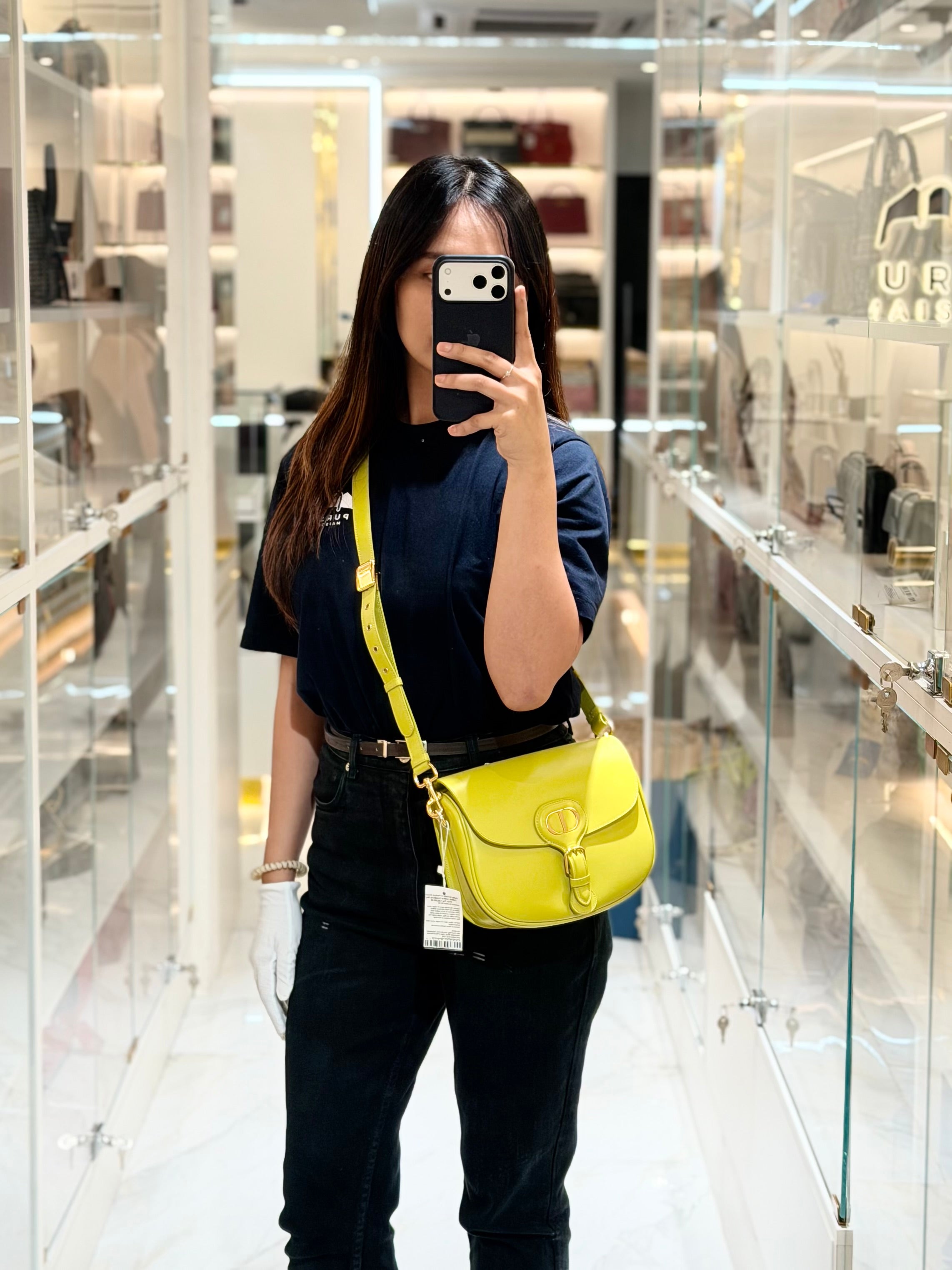 Bobby Avocado in Medium Smooth Calfskin Leather Crossbody Bag | Purse Maison Luxury Bags Shop