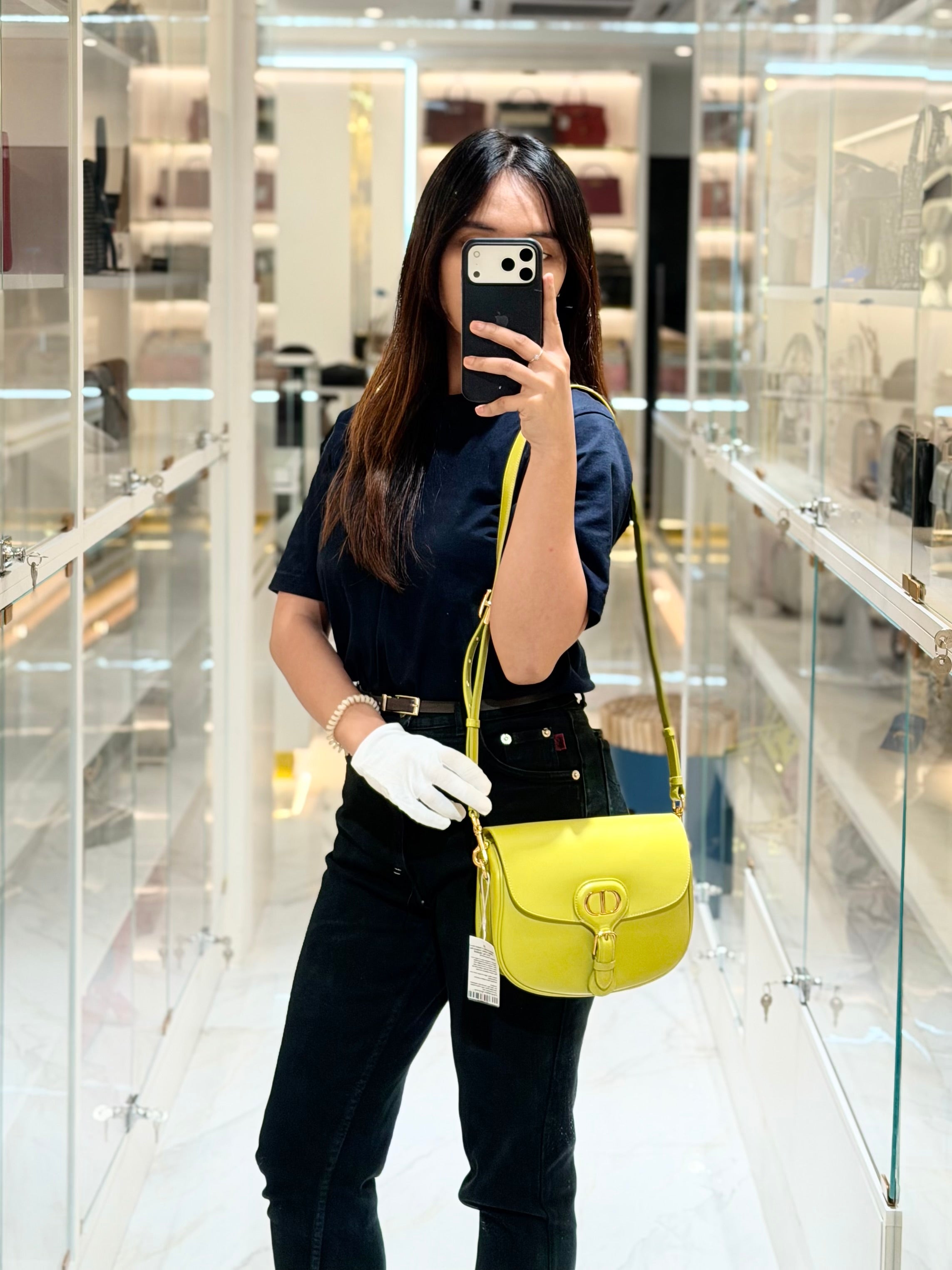 Bobby Avocado in Medium Smooth Calfskin Leather Crossbody Bag | Purse Maison Luxury Bags Shop