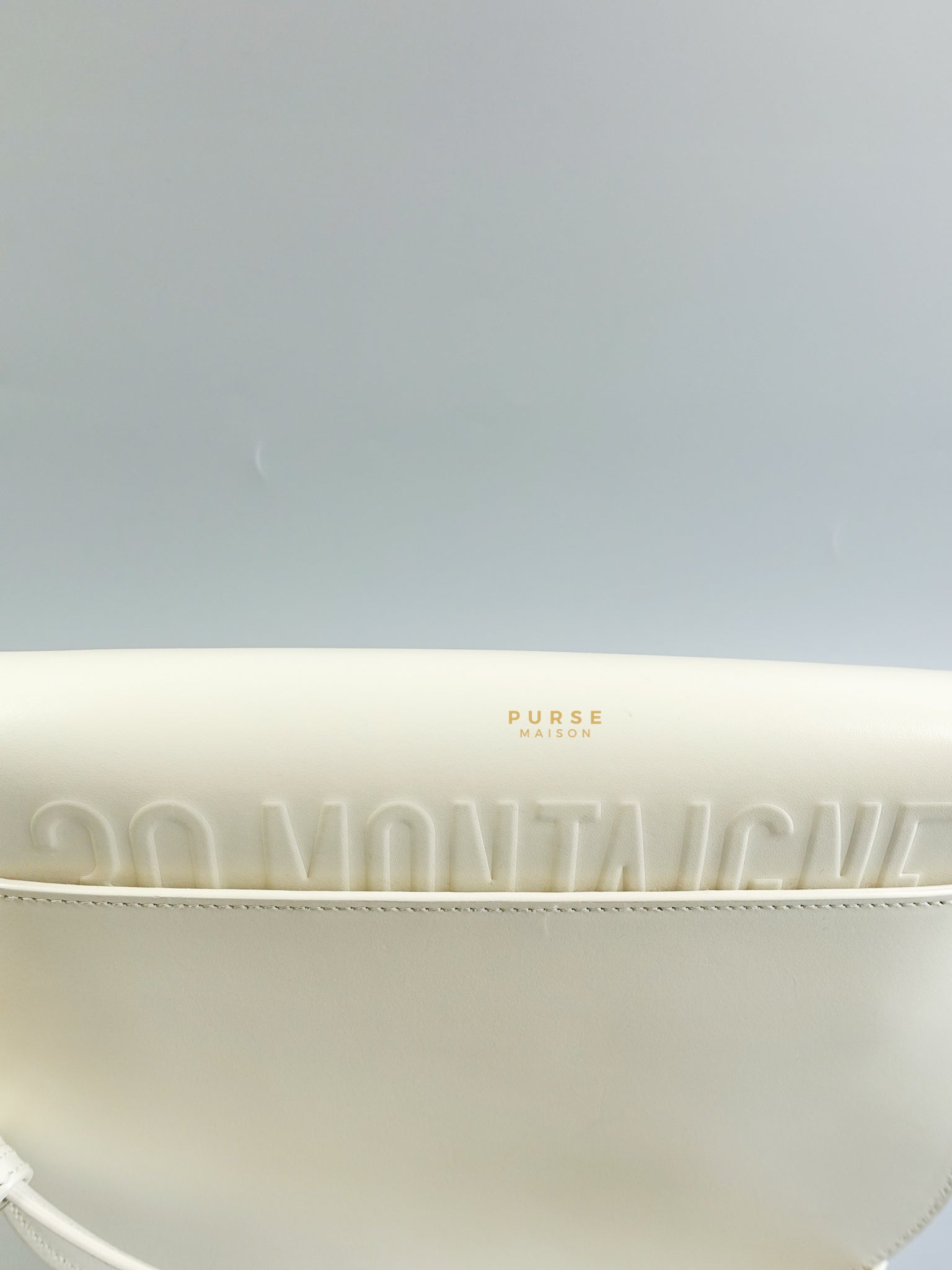 Bobby Medium Creme White Calfskin Bag | Purse Maison Luxury Bags Shop