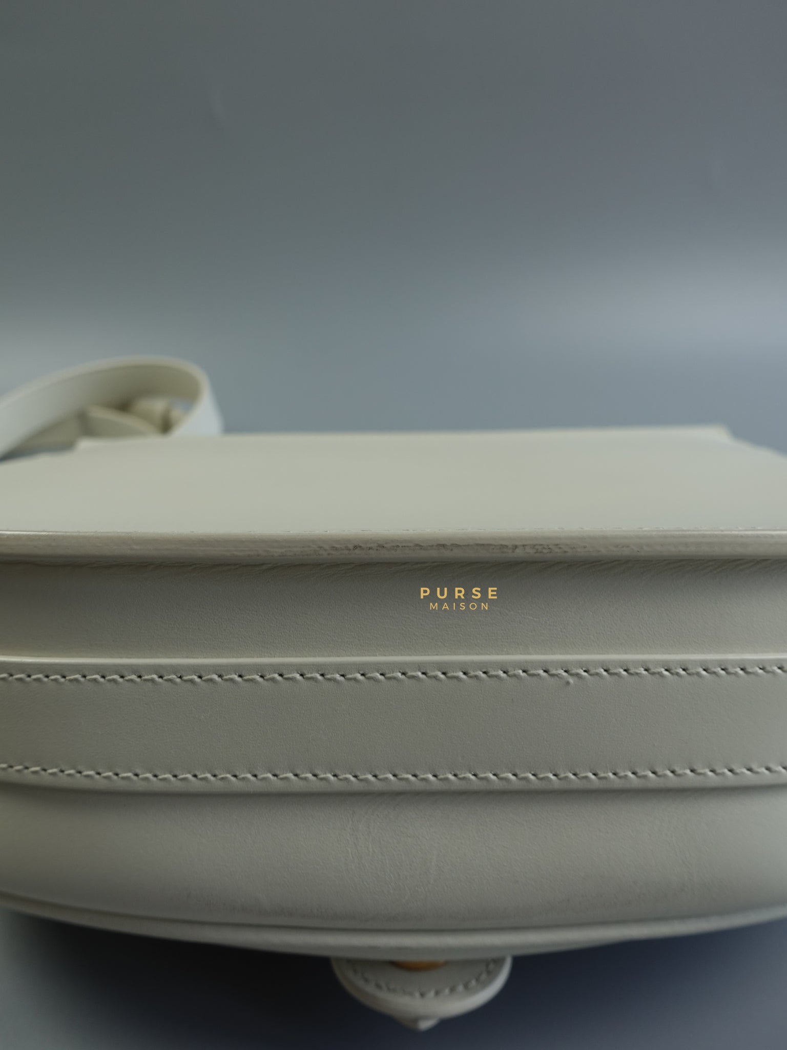 Bobby Medium Creme White Calfskin Bag | Purse Maison Luxury Bags Shop