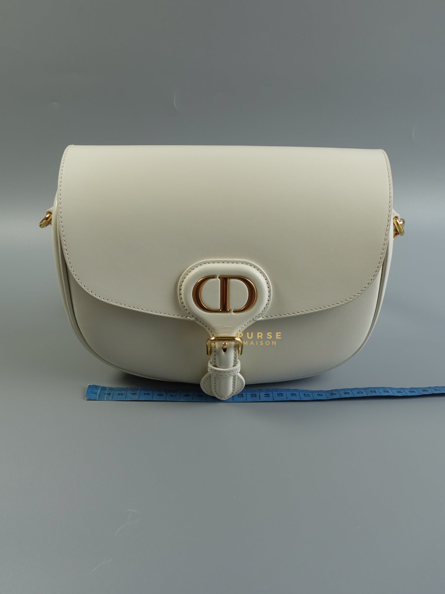 Bobby Medium Creme White Calfskin Bag | Purse Maison Luxury Bags Shop