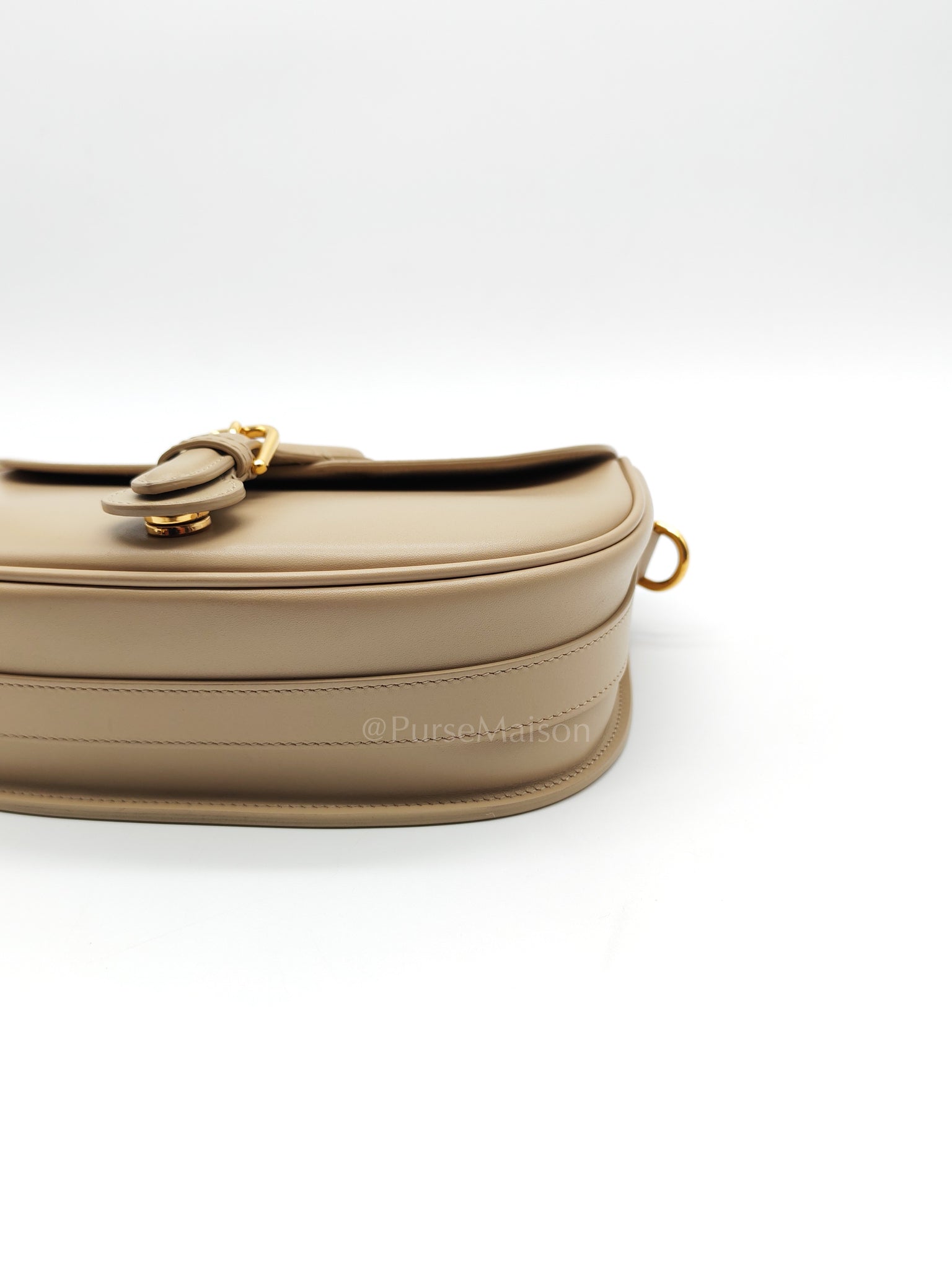Bobby Medium in Beige Smooth Calfskin Leather Crossbody Bag | Purse Maison Luxury Bags Shop