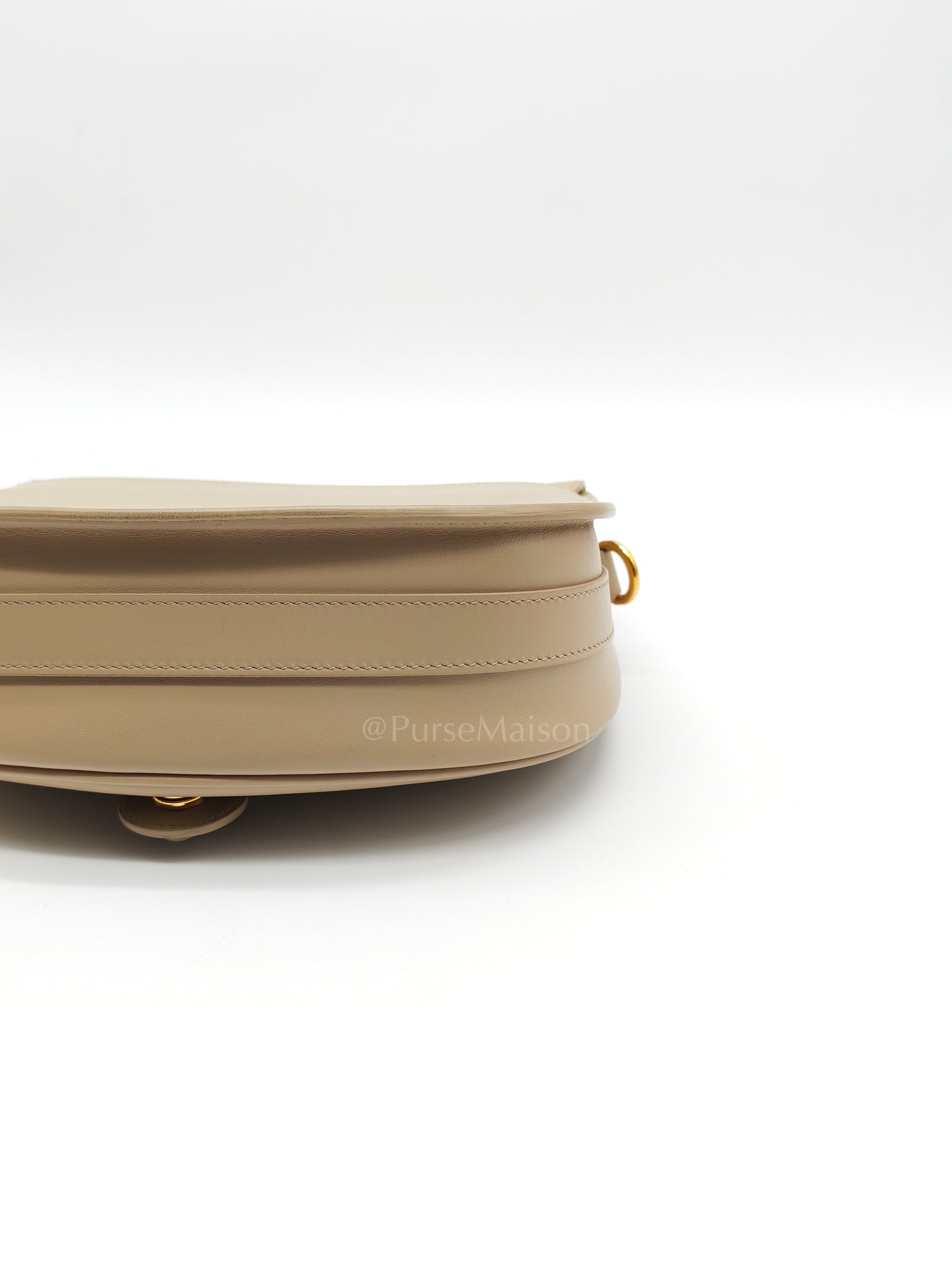 Bobby Medium in Beige Smooth Calfskin Leather Crossbody Bag | Purse Maison Luxury Bags Shop