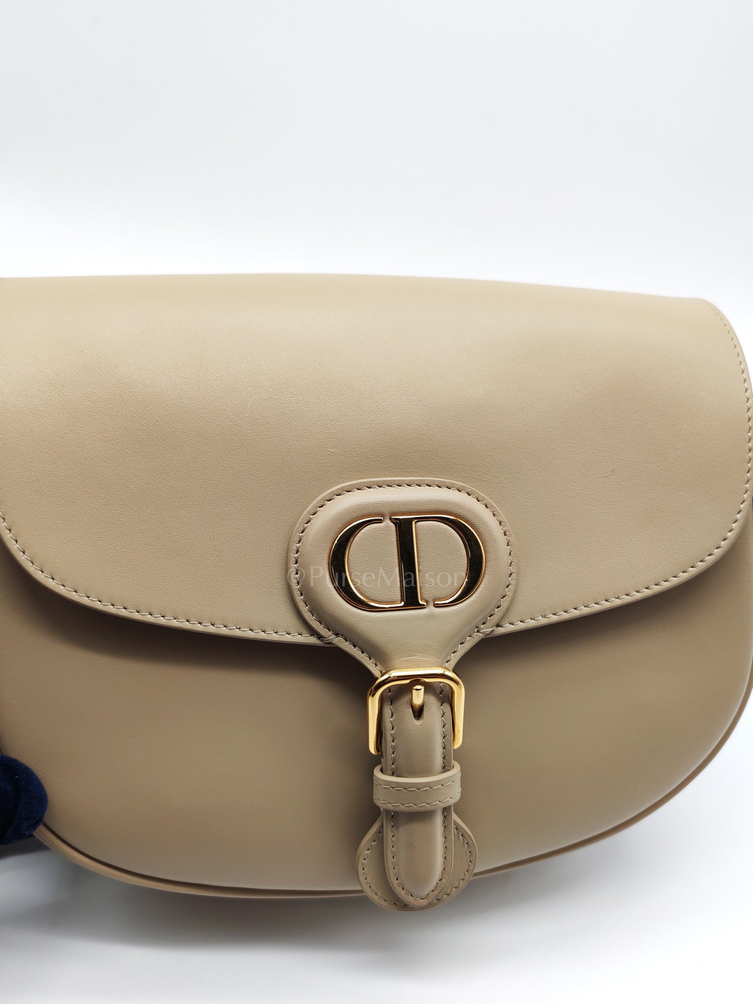 Bobby Medium in Beige Smooth Calfskin Leather Crossbody Bag | Purse Maison Luxury Bags Shop