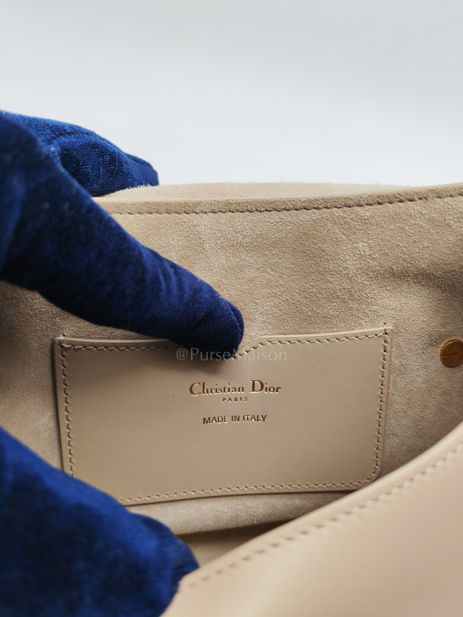 Bobby Medium in Beige Smooth Calfskin Leather Crossbody Bag | Purse Maison Luxury Bags Shop