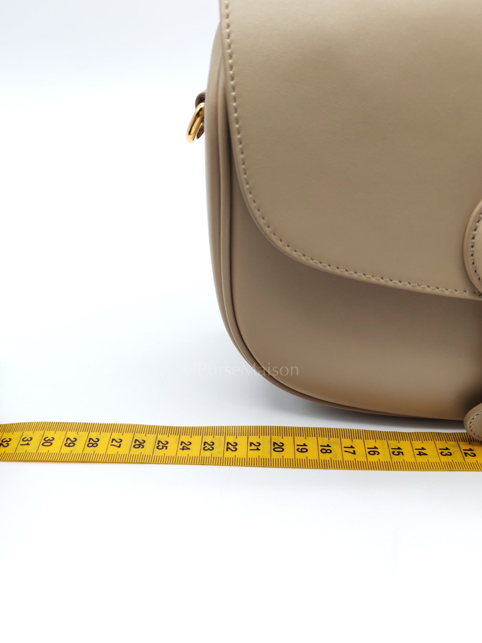 Bobby Medium in Beige Smooth Calfskin Leather Crossbody Bag | Purse Maison Luxury Bags Shop