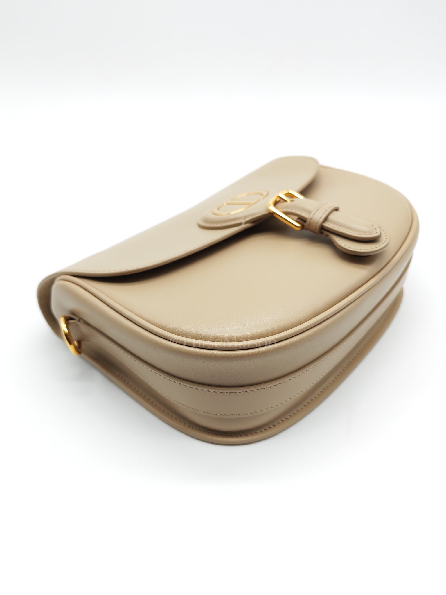 Bobby Medium in Beige Smooth Calfskin Leather Crossbody Bag | Purse Maison Luxury Bags Shop